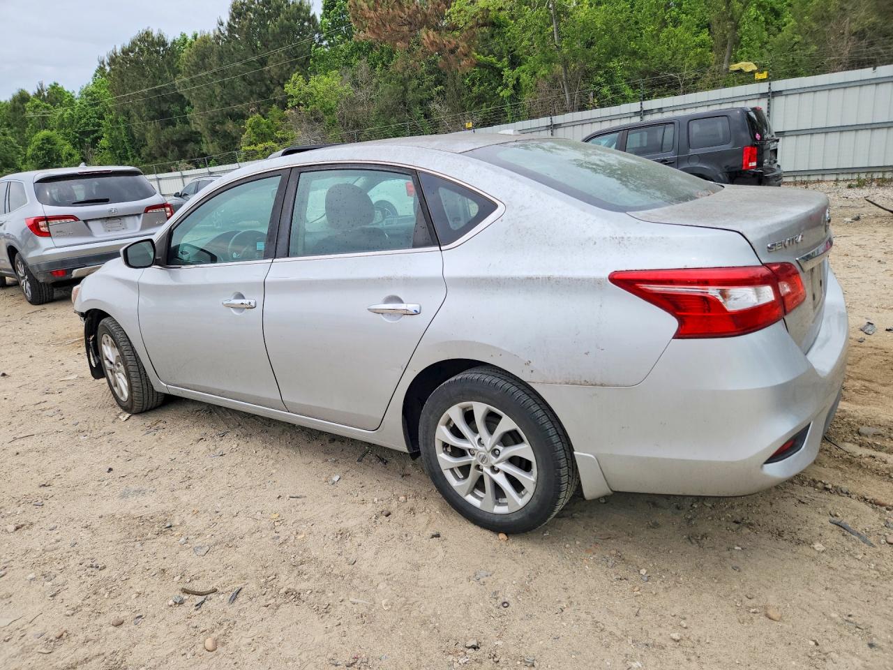 2017 Nissan Sentra Sv Silver vin: 3N1AB7AP3HY205500