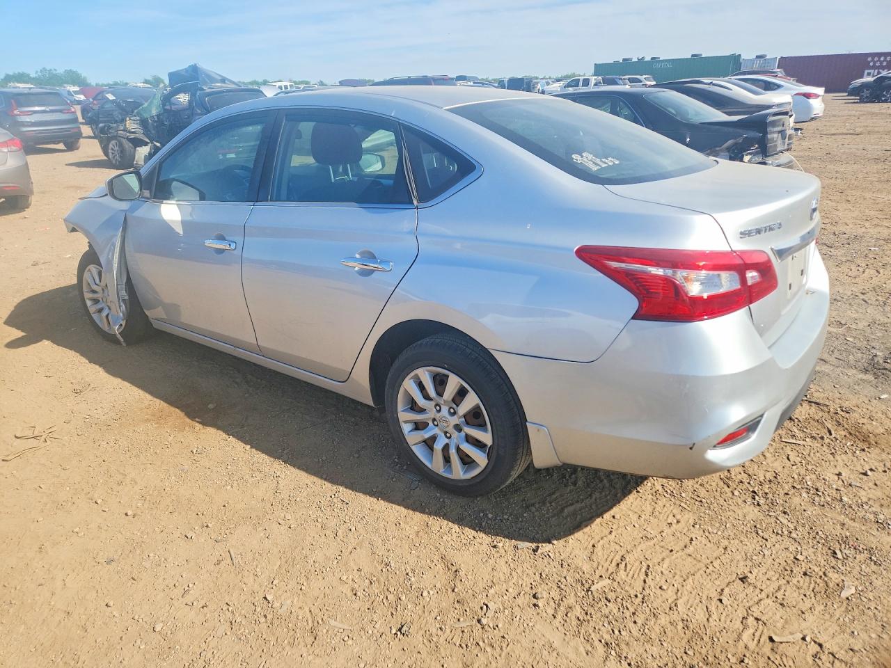 2017 Nissan Sentra S Silver vin: 3N1AB7AP3HY217646