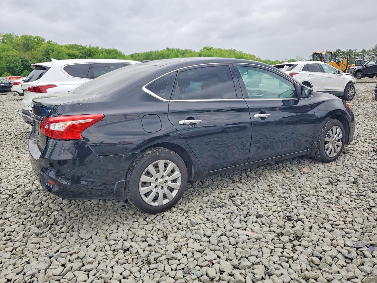 2017 Nissan Sentra Sv Black vin: 3N1AB7AP3HY227156