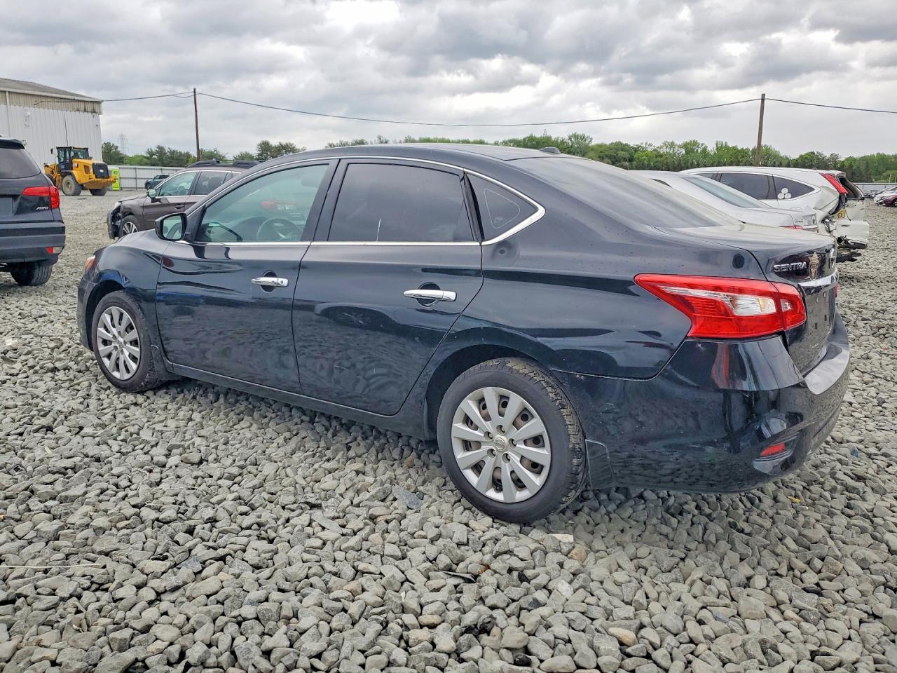 2017 Nissan Sentra Sv Black vin: 3N1AB7AP3HY227156