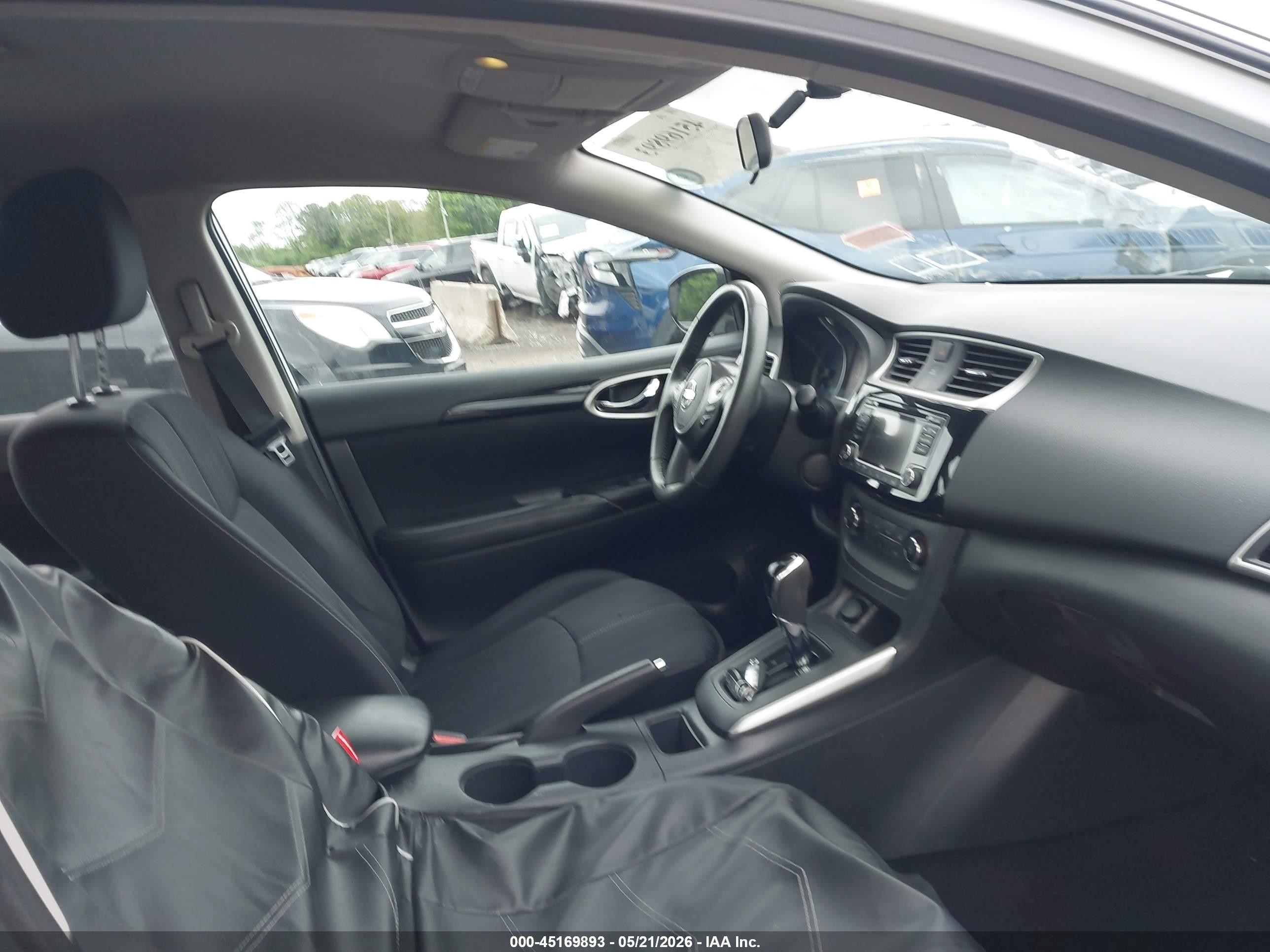 2017 Nissan Sentra Sv Белый vin: 3N1AB7AP3HY229103
