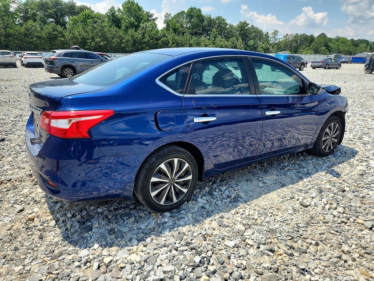2017 Nissan Sentra S Blue vin: 3N1AB7AP3HY236844