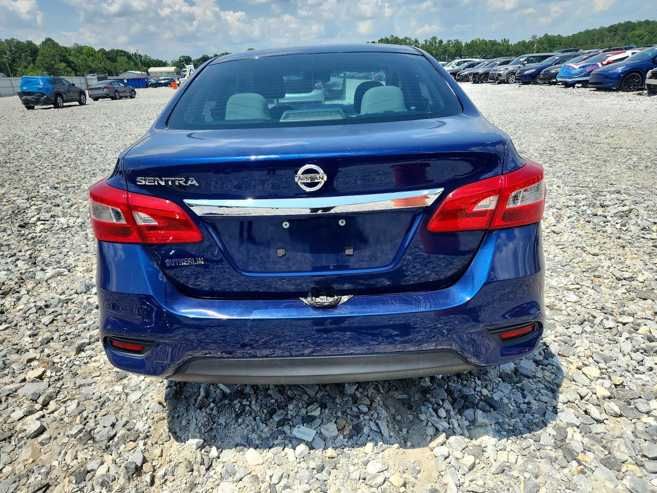 2017 Nissan Sentra S Blue vin: 3N1AB7AP3HY236844