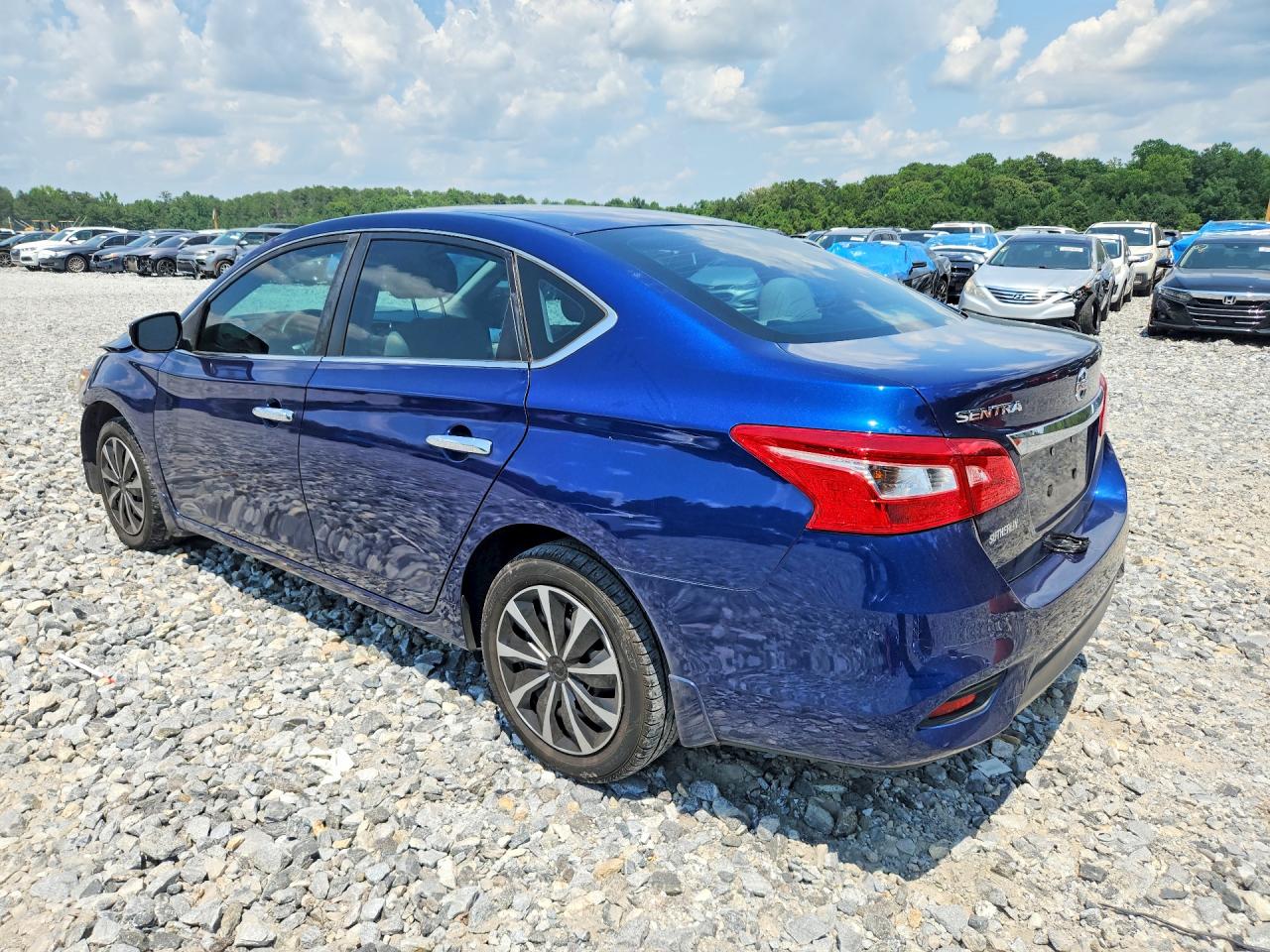 2017 Nissan Sentra S Blue vin: 3N1AB7AP3HY236844