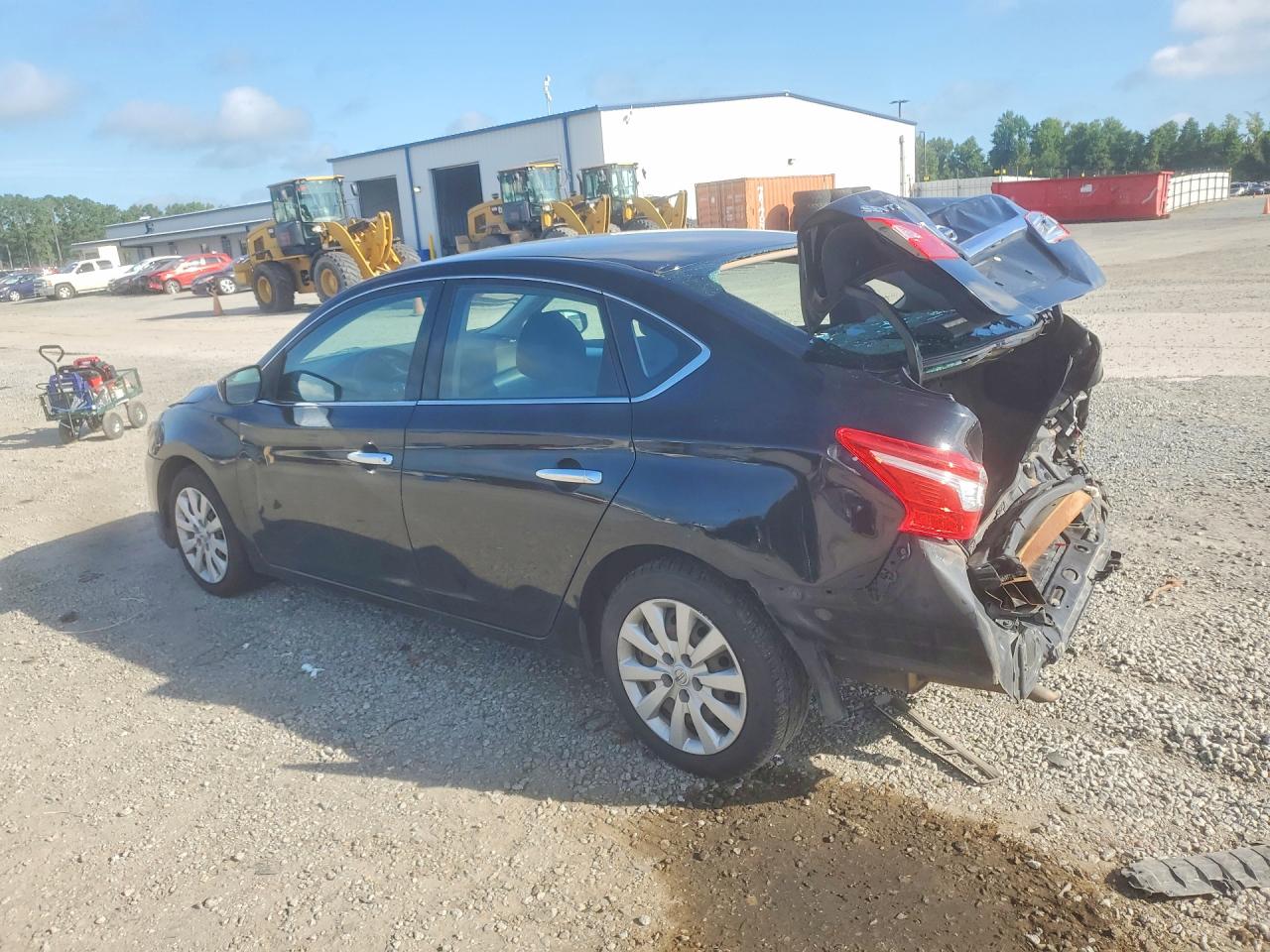 2017 Nissan Sentra S Black vin: 3N1AB7AP3HY289110
