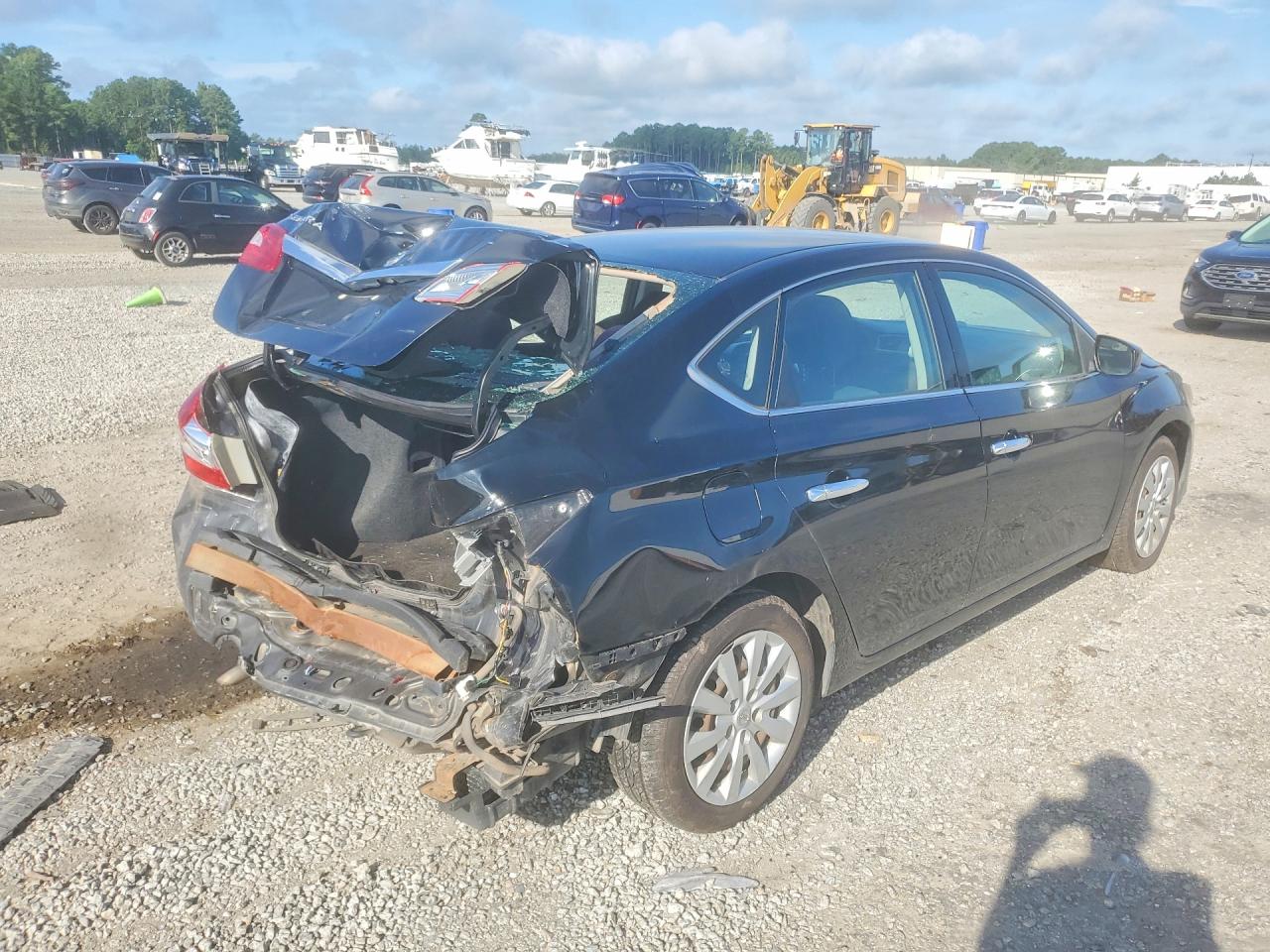 2017 Nissan Sentra S Black vin: 3N1AB7AP3HY289110