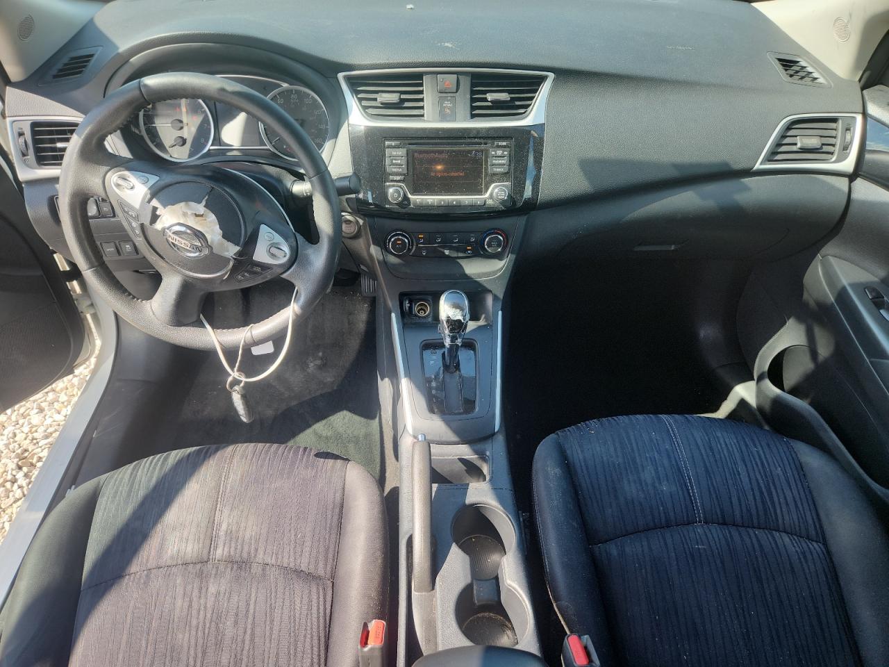 2017 Nissan Sentra Sv White vin: 3N1AB7AP3HY329668