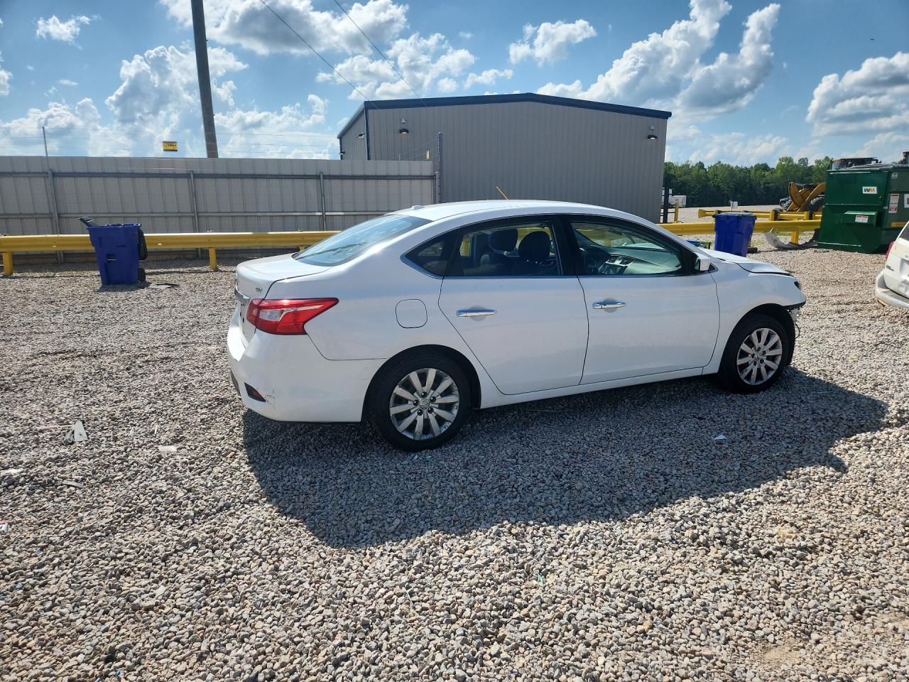 2017 Nissan Sentra Sv White vin: 3N1AB7AP3HY329668