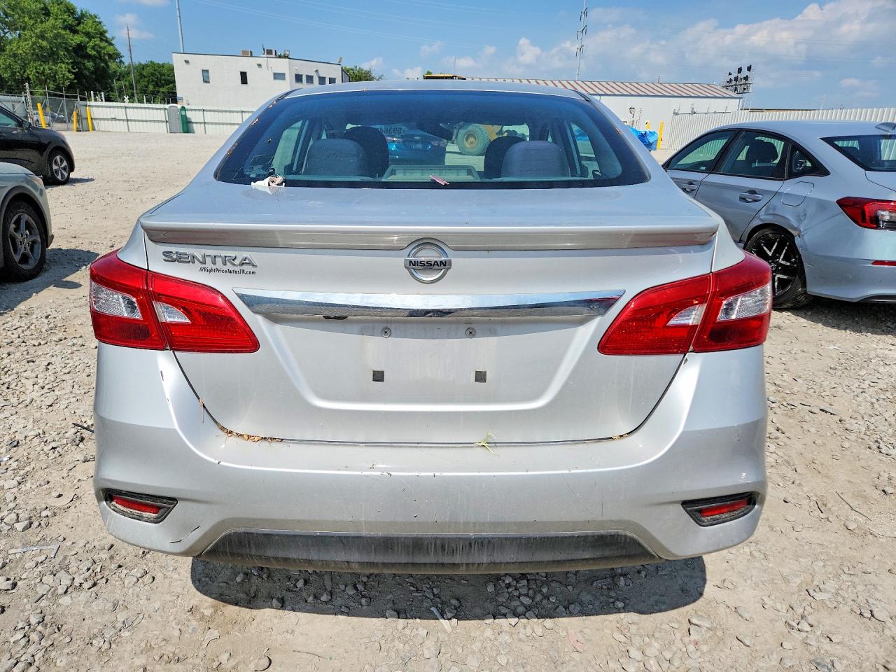 2018 Nissan Sentra S Silver vin: 3N1AB7AP3JY202831