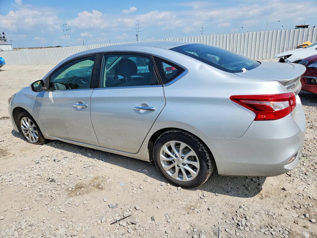 2018 Nissan Sentra S Silver vin: 3N1AB7AP3JY202831