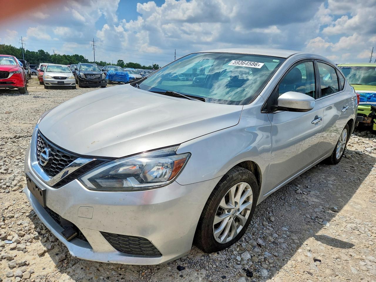 2018 Nissan Sentra S Silver vin: 3N1AB7AP3JY202831