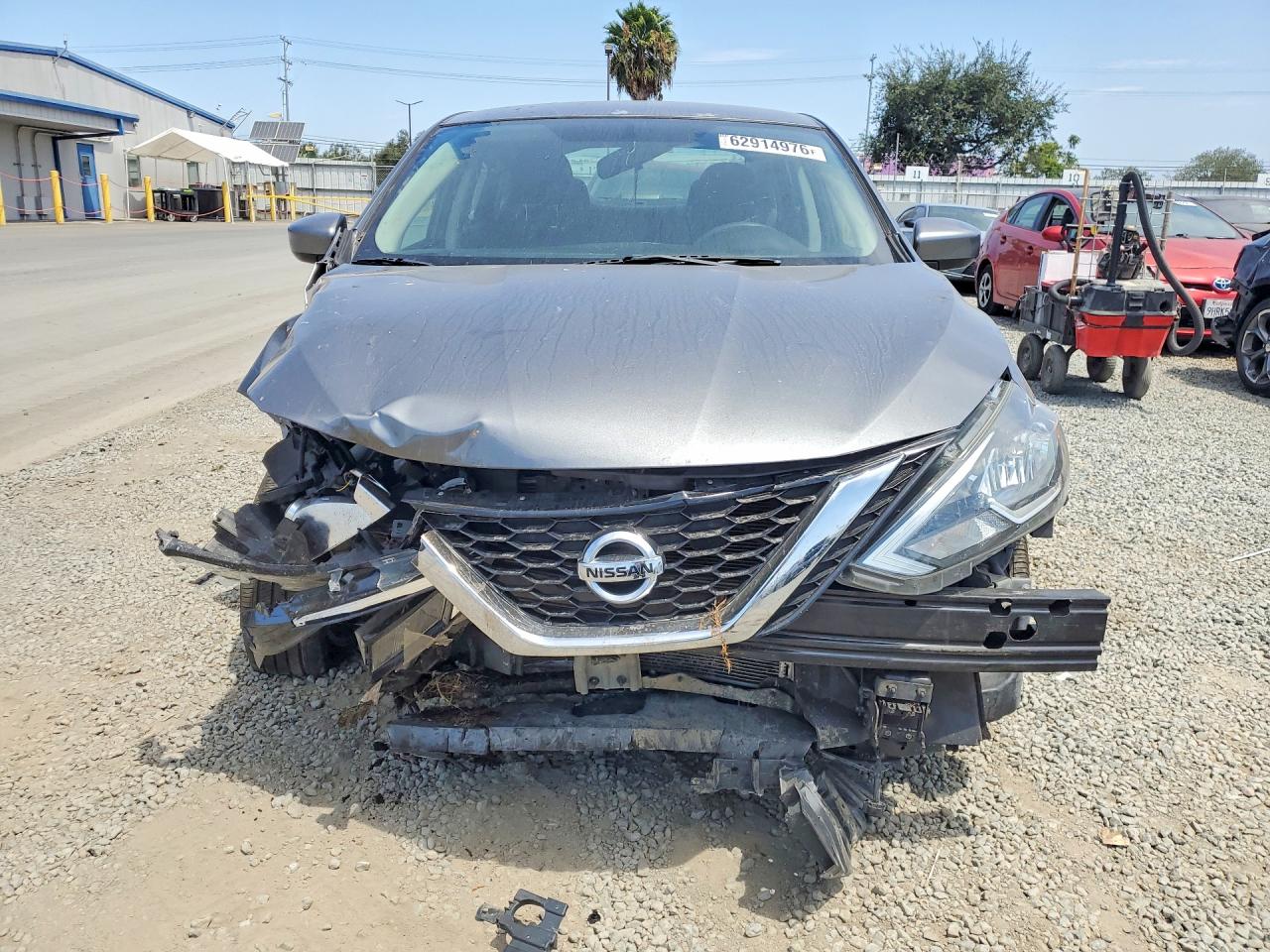 2018 Nissan Sentra Sv Gray vin: 3N1AB7AP3JY207513