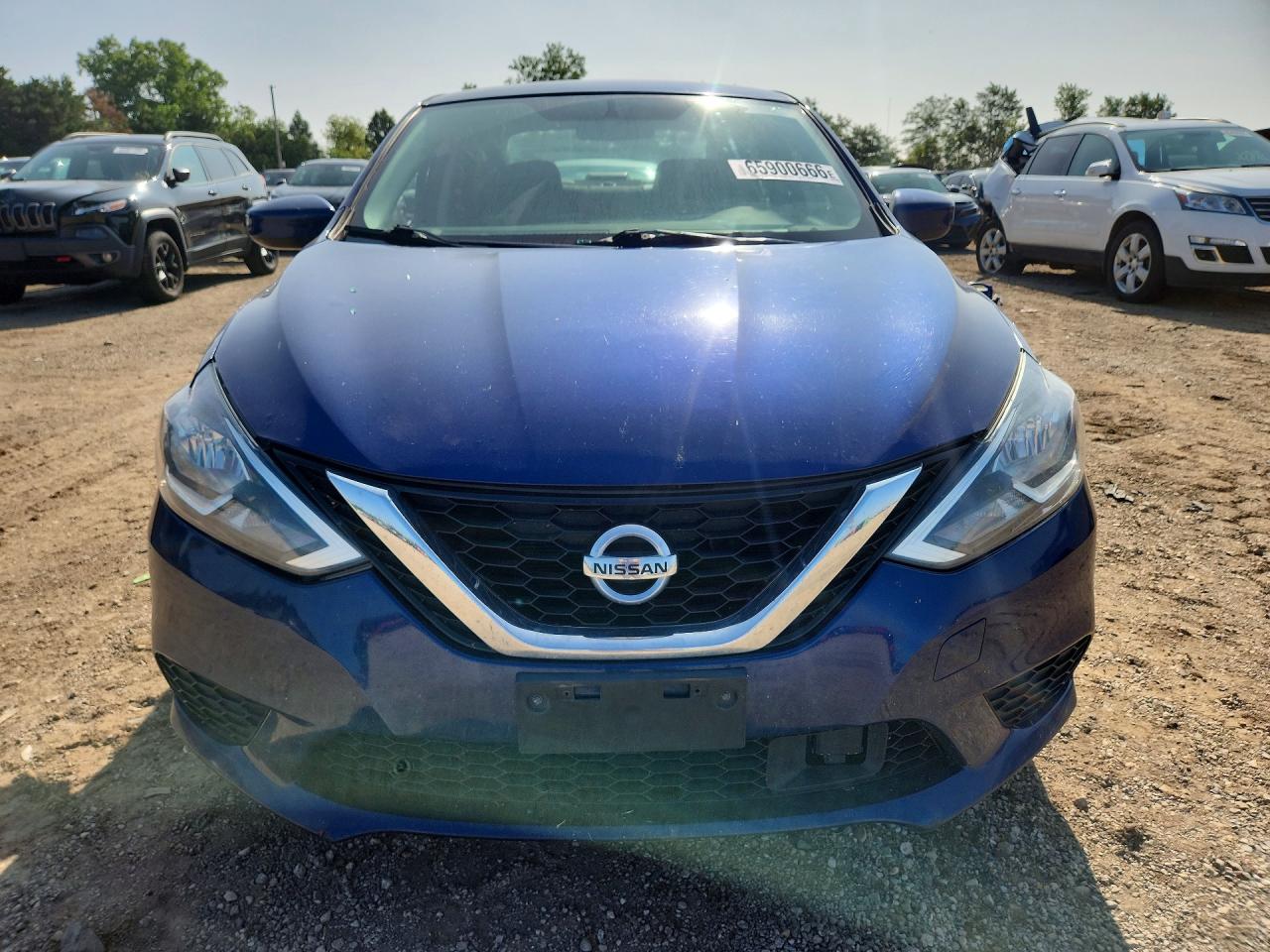 2018 Nissan Sentra S Blue vin: 3N1AB7AP3JY326548