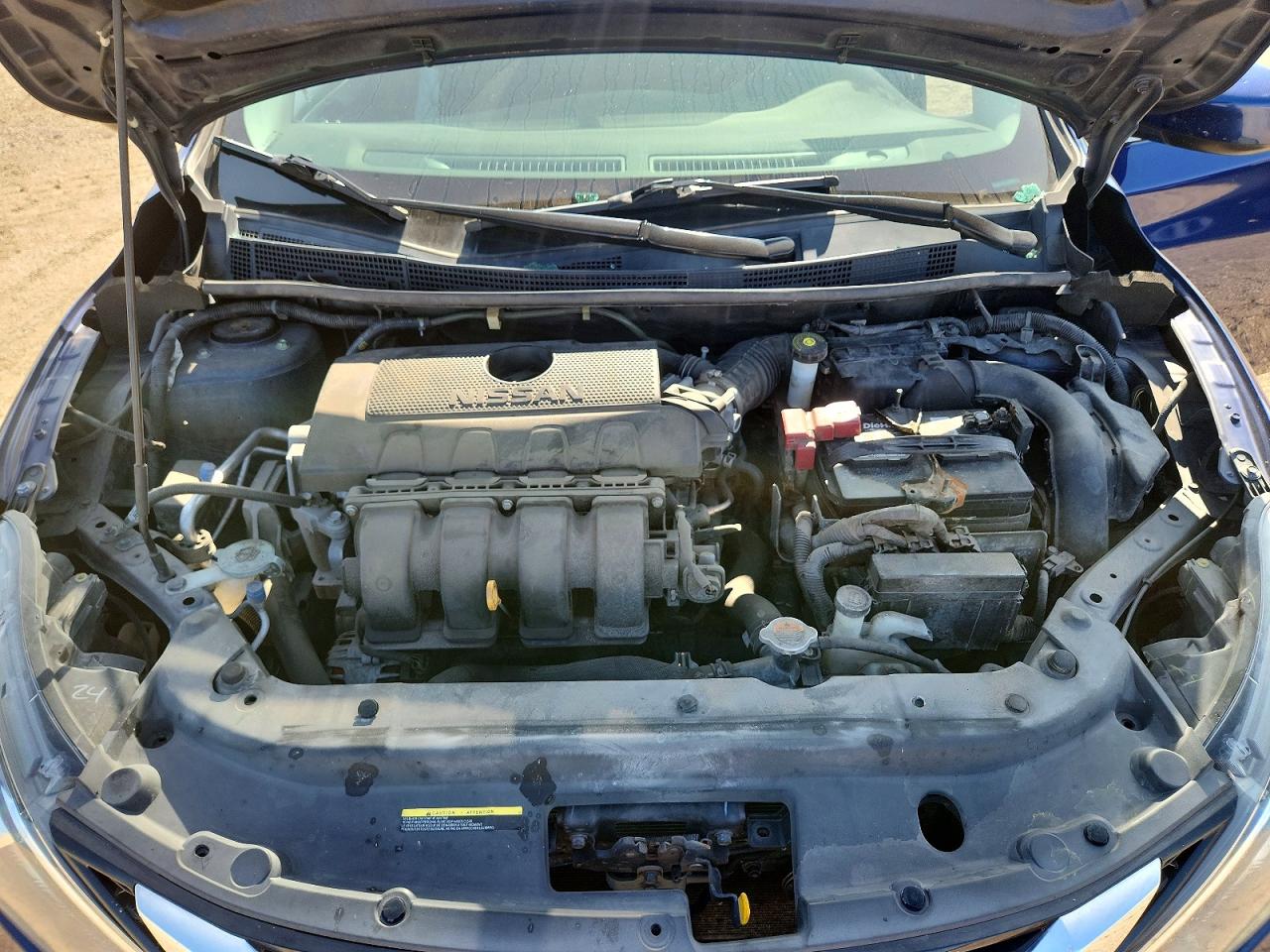 2018 Nissan Sentra S Blue vin: 3N1AB7AP3JY326548