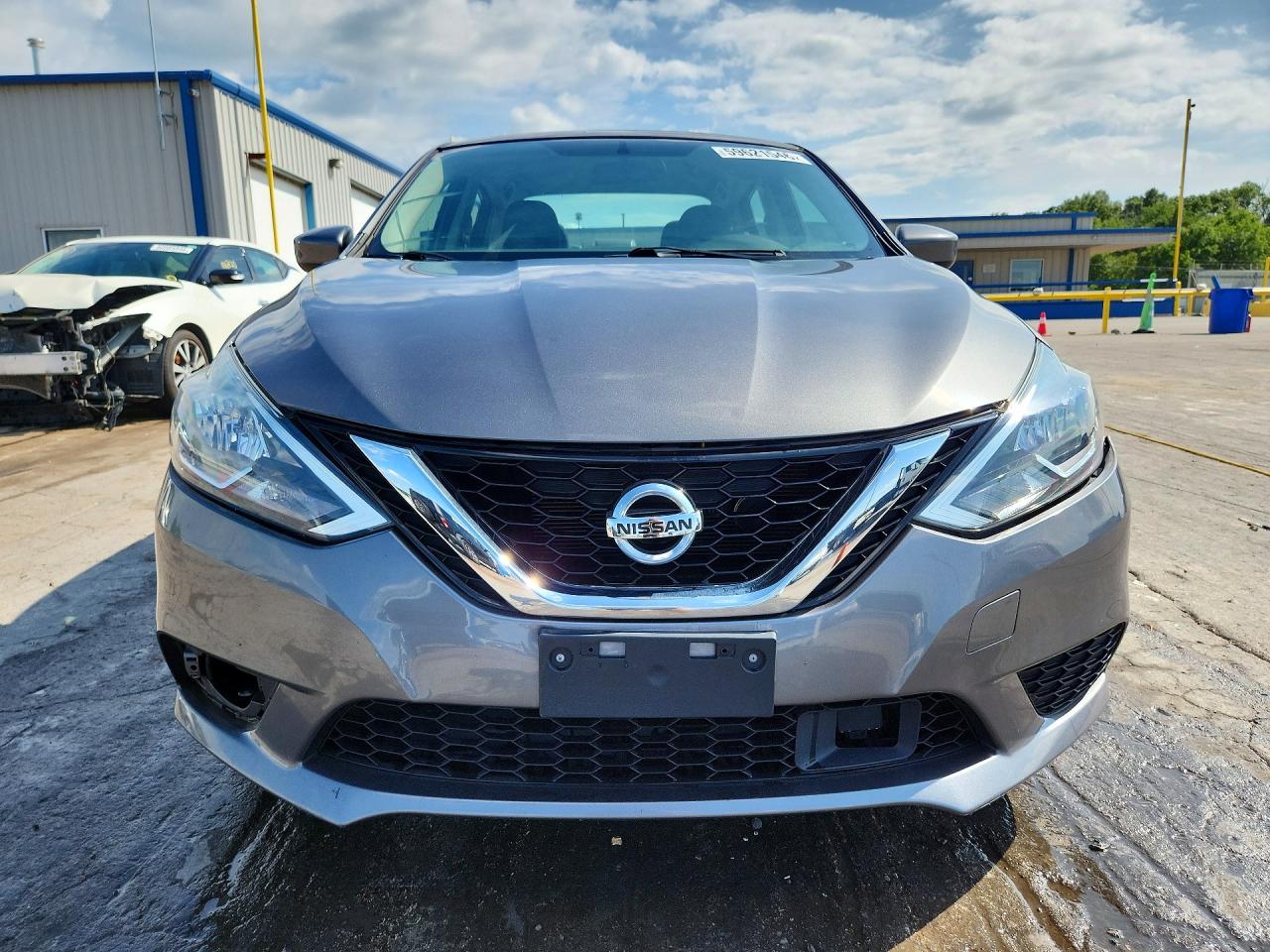 2019 Nissan Sentra Sv Gray vin: 3N1AB7AP3KY253151