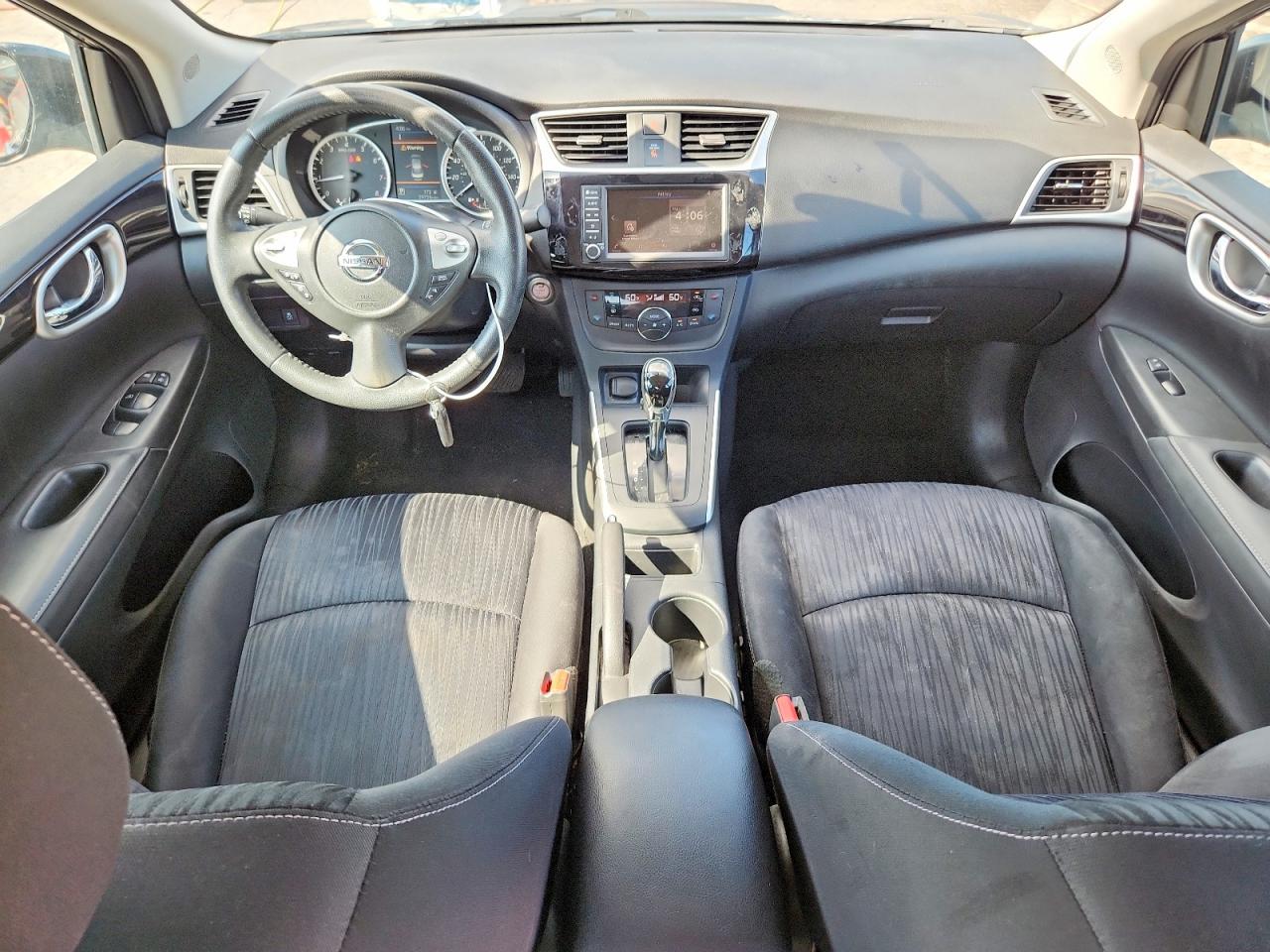 2019 Nissan Sentra Sv Gray vin: 3N1AB7AP3KY253151