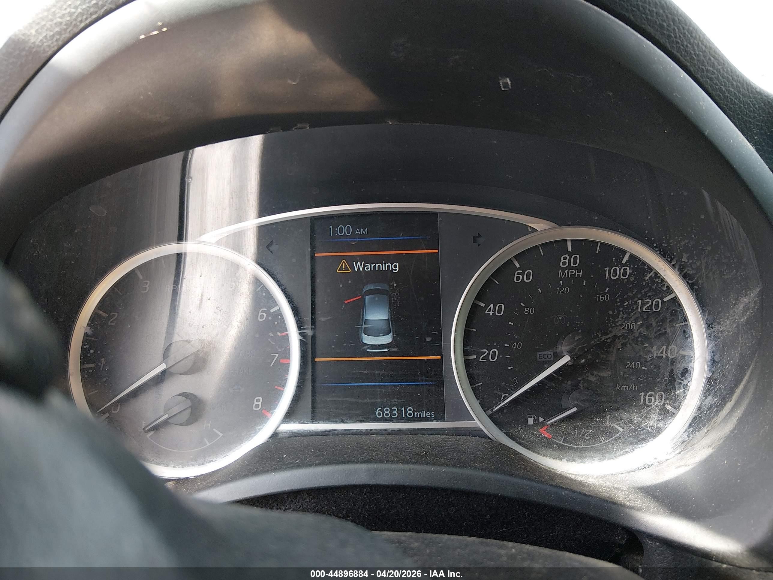 2019 Nissan Sentra Sv Gray vin: 3N1AB7AP3KY258088