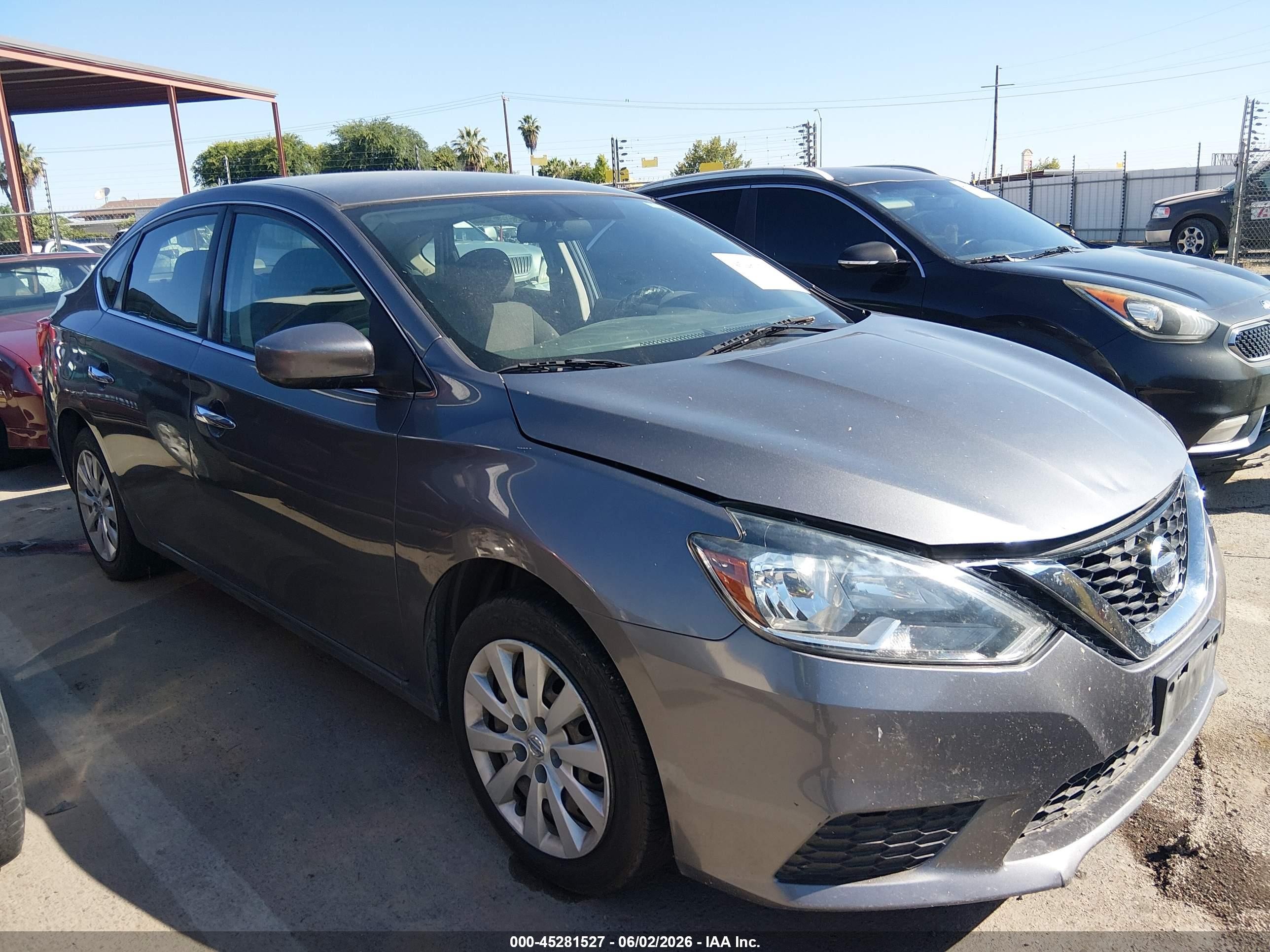 2019 Nissan Sentra S Gray vin: 3N1AB7AP3KY281189