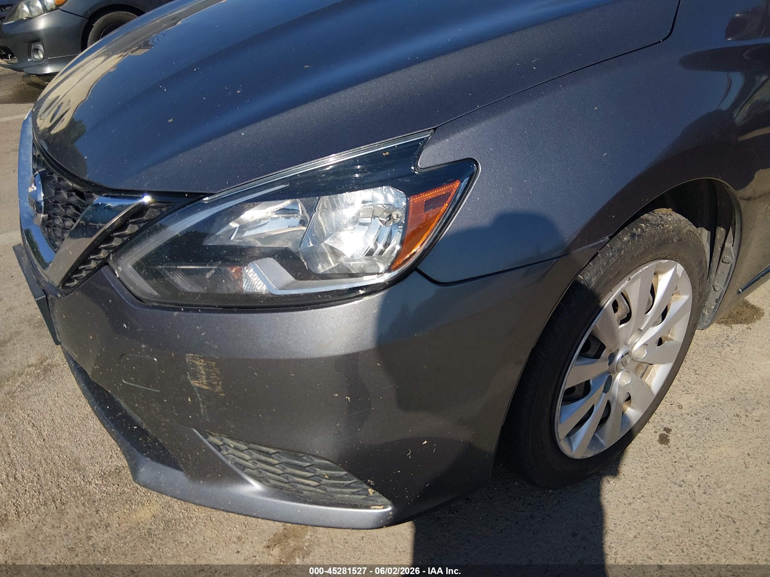 2019 Nissan Sentra S Gray vin: 3N1AB7AP3KY281189