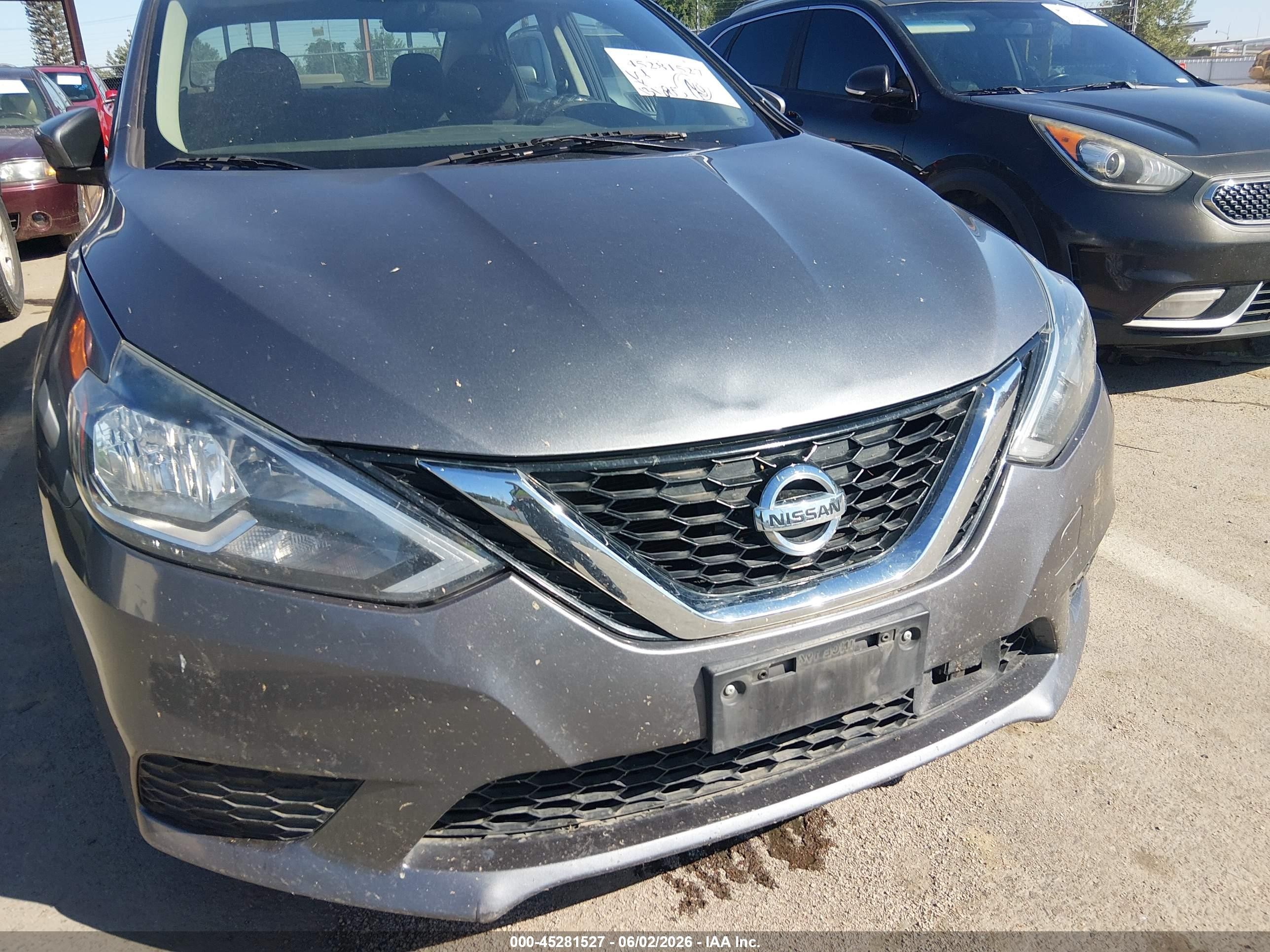 2019 Nissan Sentra S Gray vin: 3N1AB7AP3KY281189