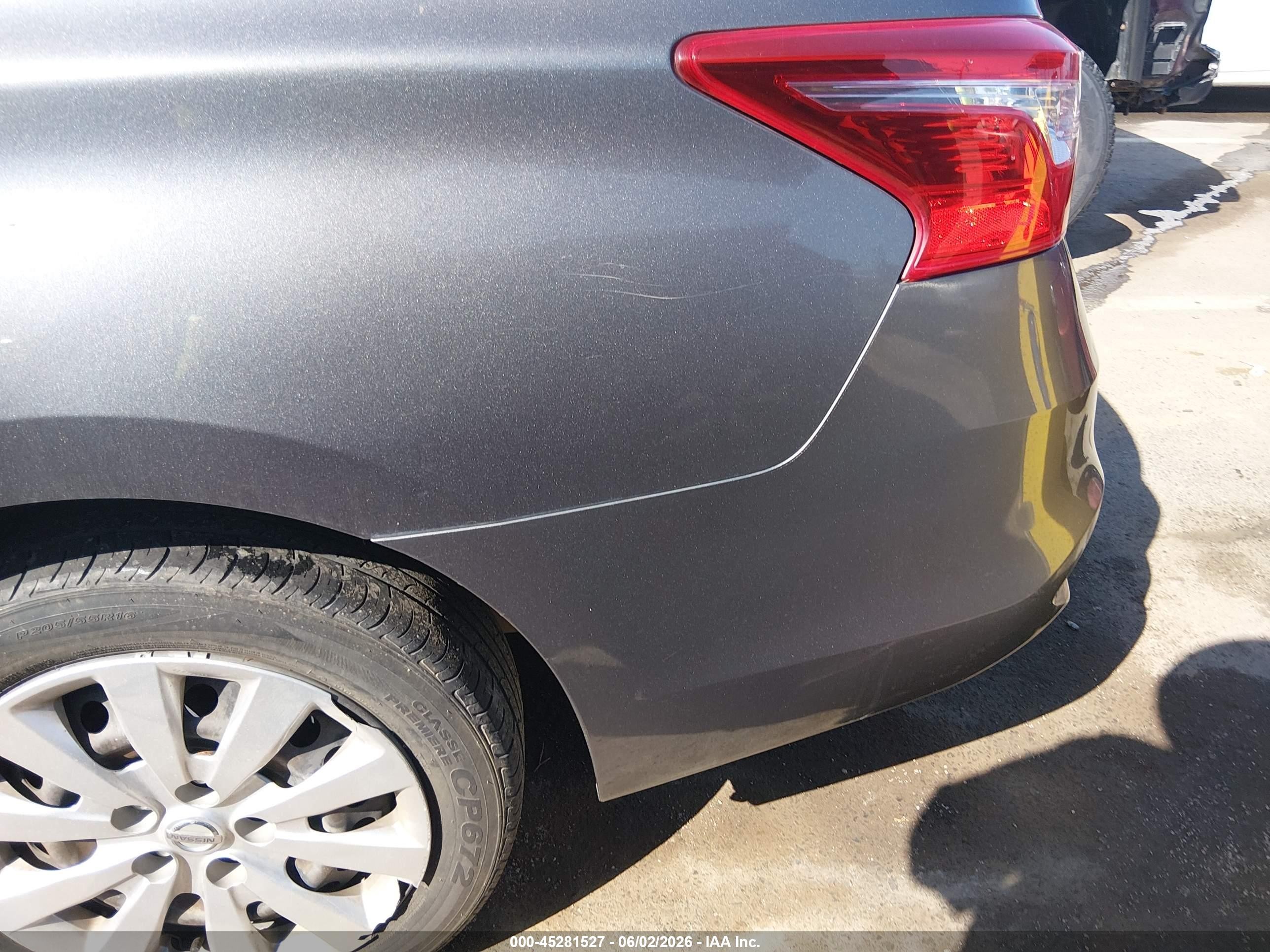 2019 Nissan Sentra S Gray vin: 3N1AB7AP3KY281189