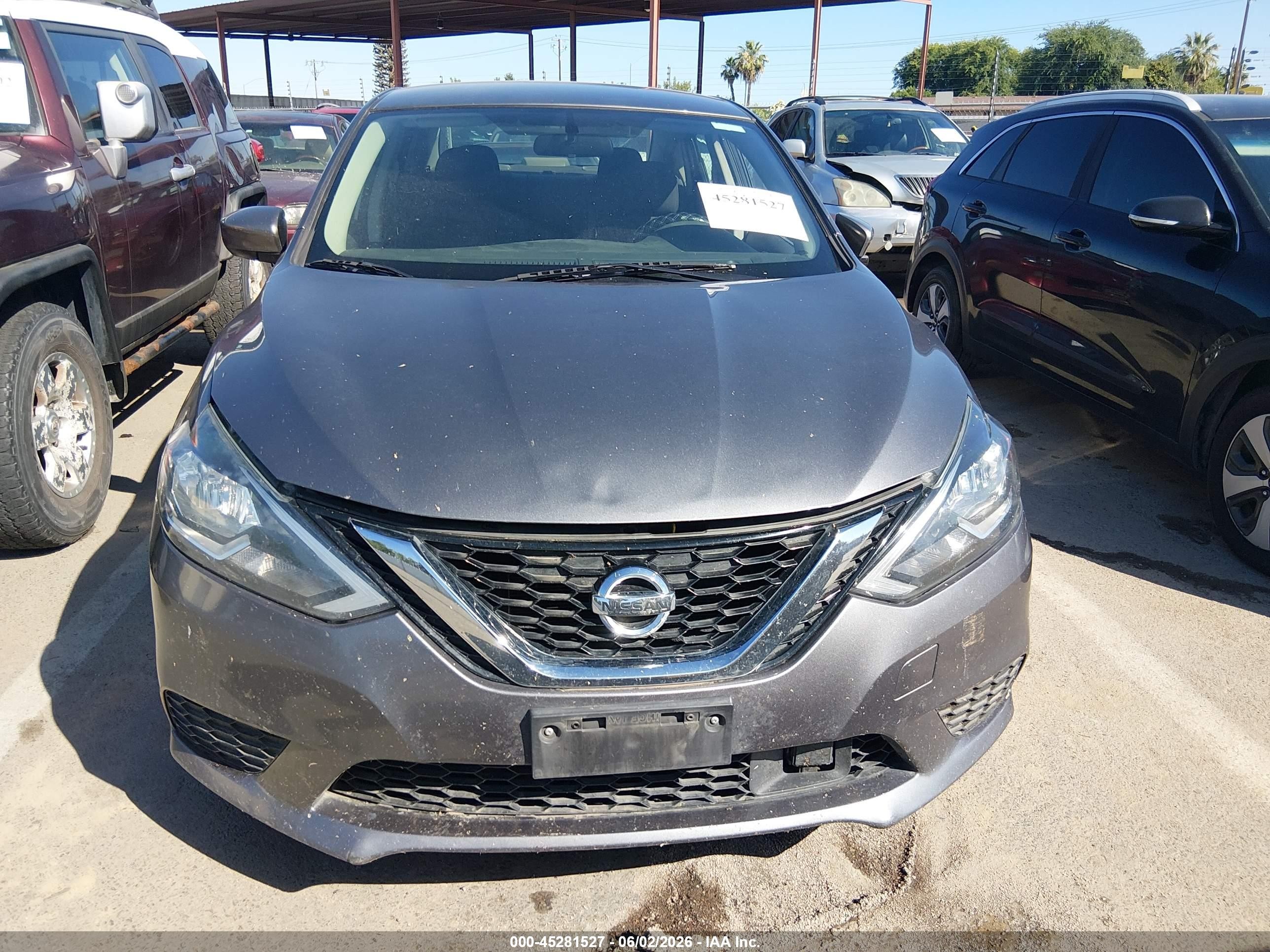 2019 Nissan Sentra S Gray vin: 3N1AB7AP3KY281189