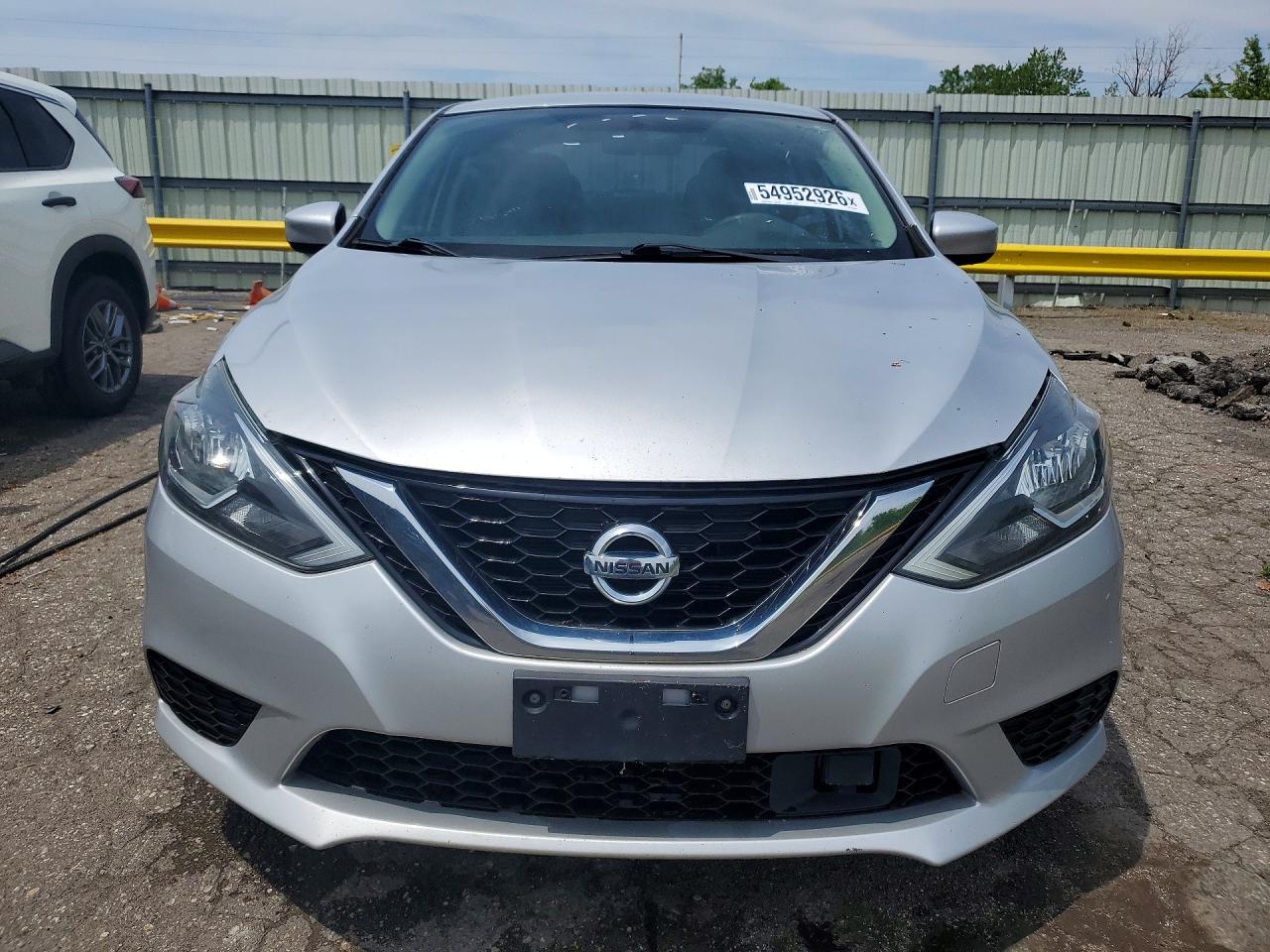 2019 Nissan Sentra Sv Silver vin: 3N1AB7AP3KY284268