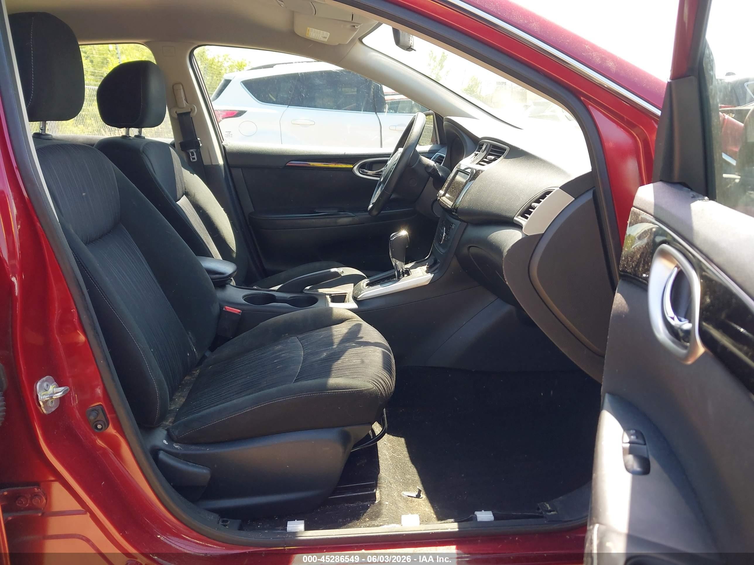2019 Nissan Sentra Sv Красный vin: 3N1AB7AP3KY294475