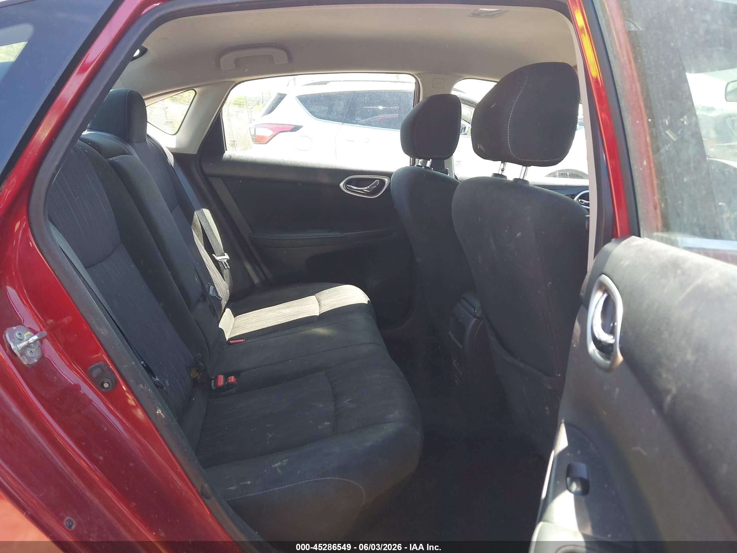 2019 Nissan Sentra Sv Красный vin: 3N1AB7AP3KY294475