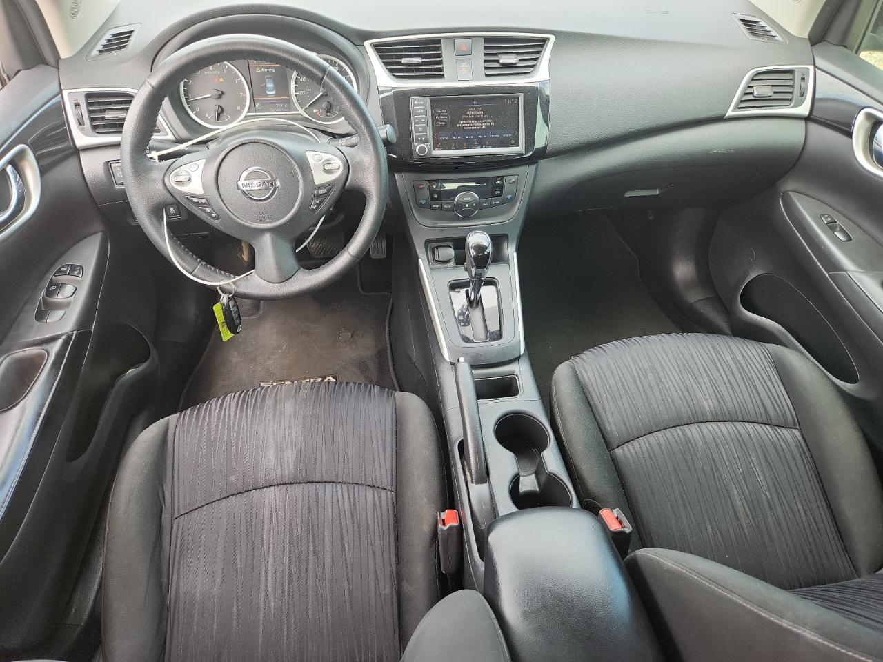 2019 Nissan Sentra Sv Серый vin: 3N1AB7AP3KY319598