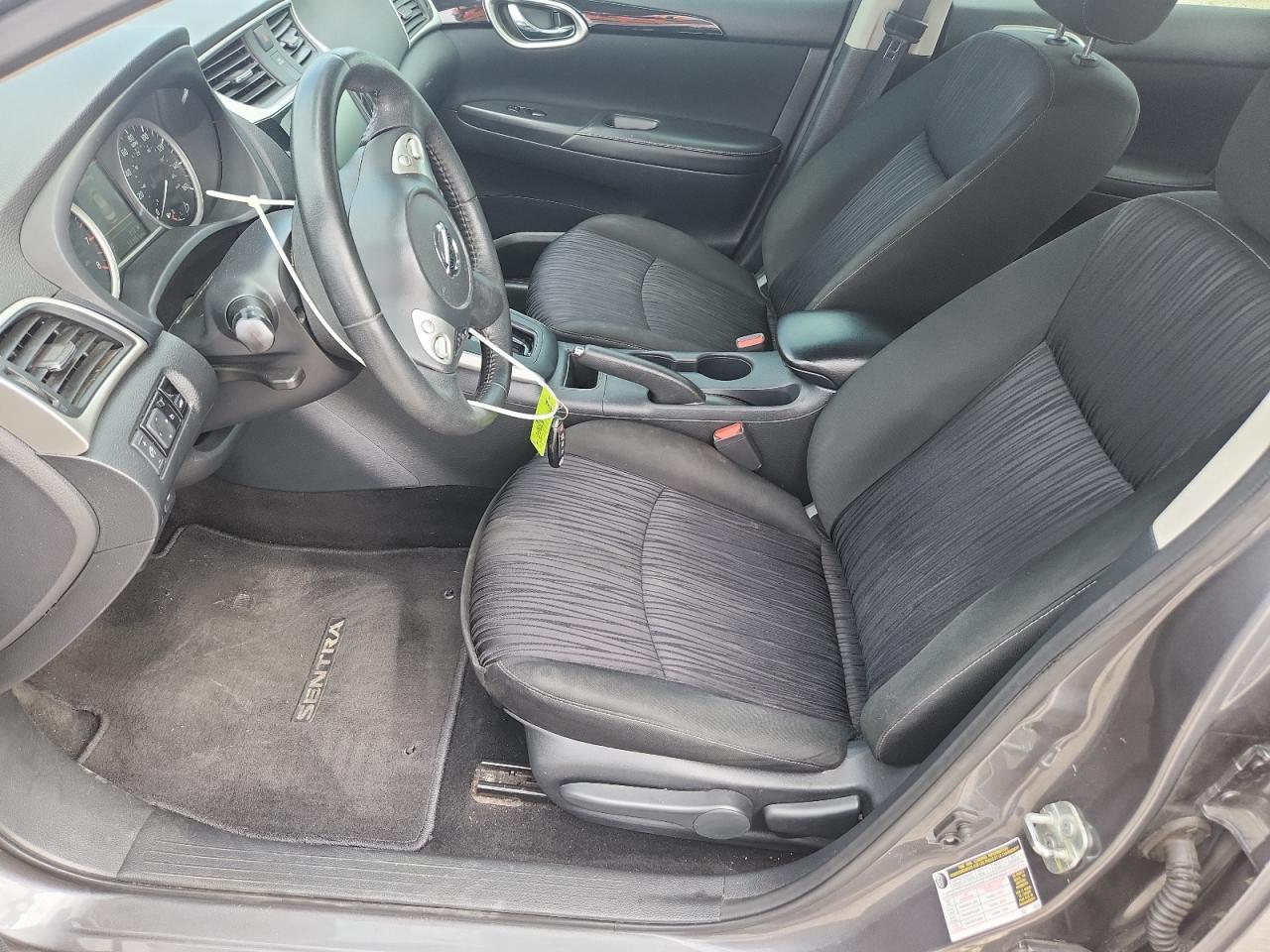 2019 Nissan Sentra Sv Серый vin: 3N1AB7AP3KY319598