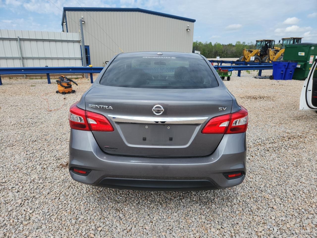 2019 Nissan Sentra Sv Серый vin: 3N1AB7AP3KY319598