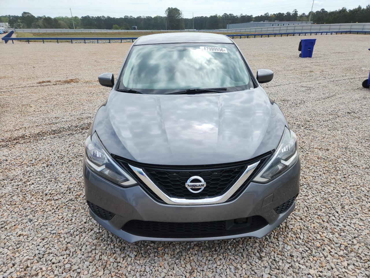 2019 Nissan Sentra Sv Серый vin: 3N1AB7AP3KY319598