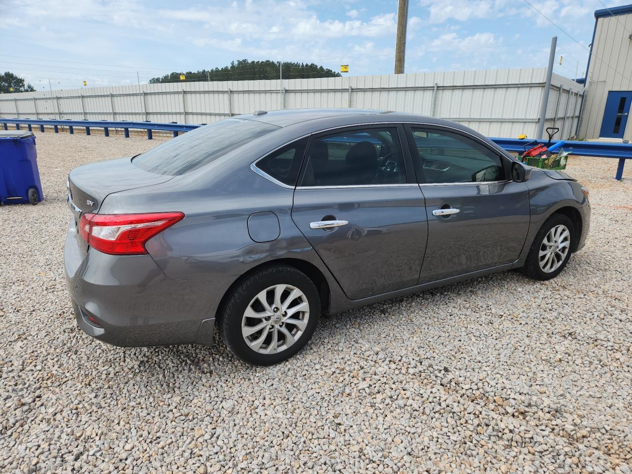 2019 Nissan Sentra Sv Серый vin: 3N1AB7AP3KY319598