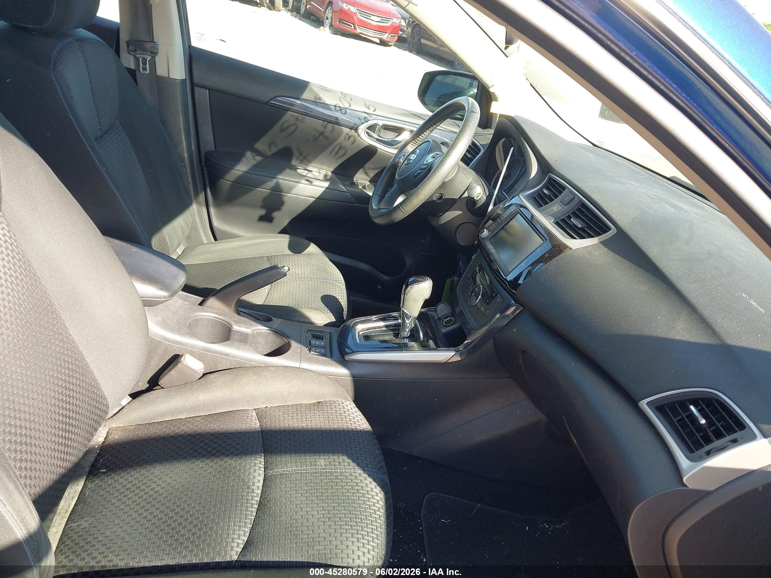2019 Nissan Sentra Sr Синий vin: 3N1AB7AP3KY333615