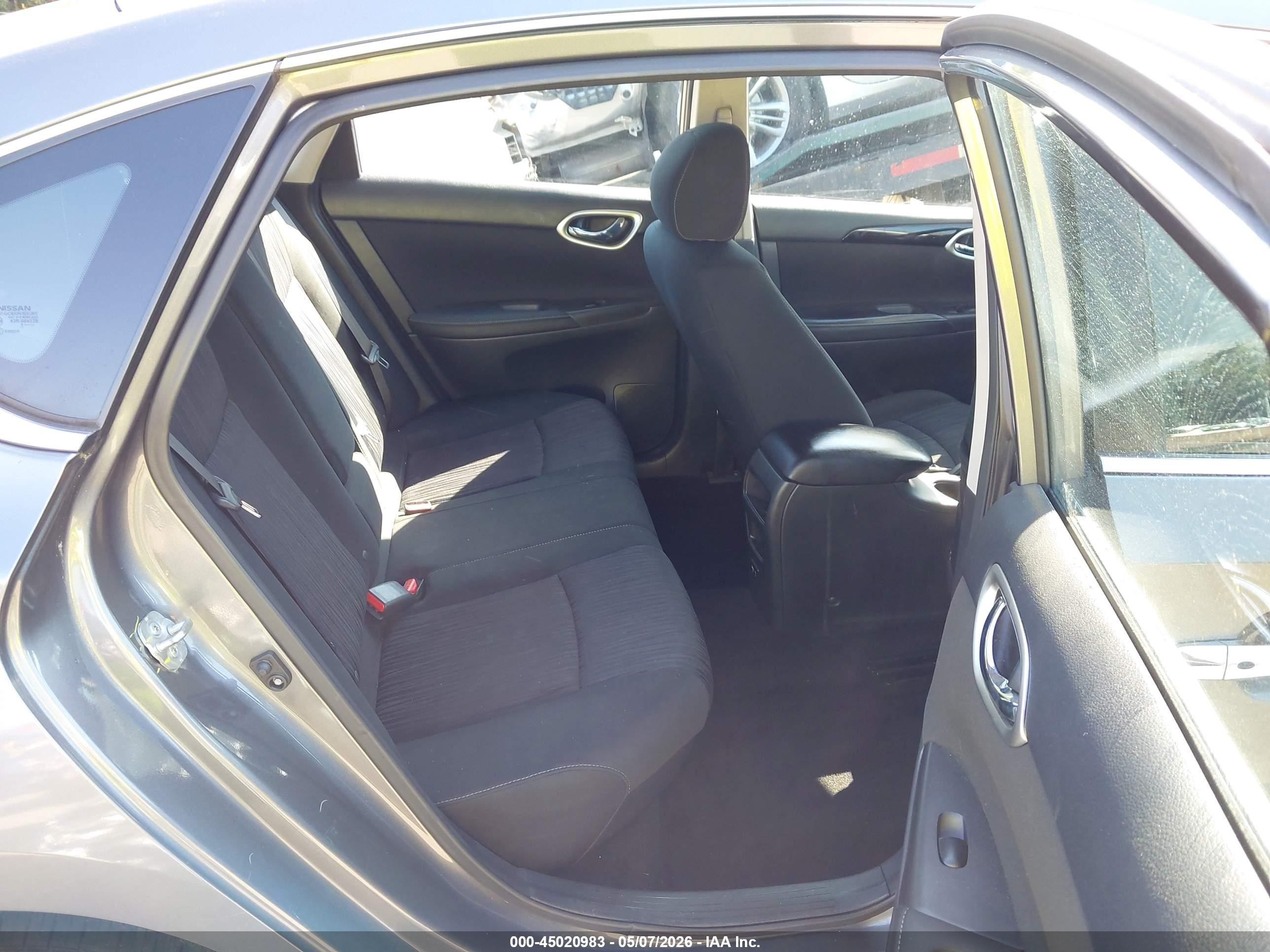 2019 Nissan Sentra Sv Серый vin: 3N1AB7AP3KY391319