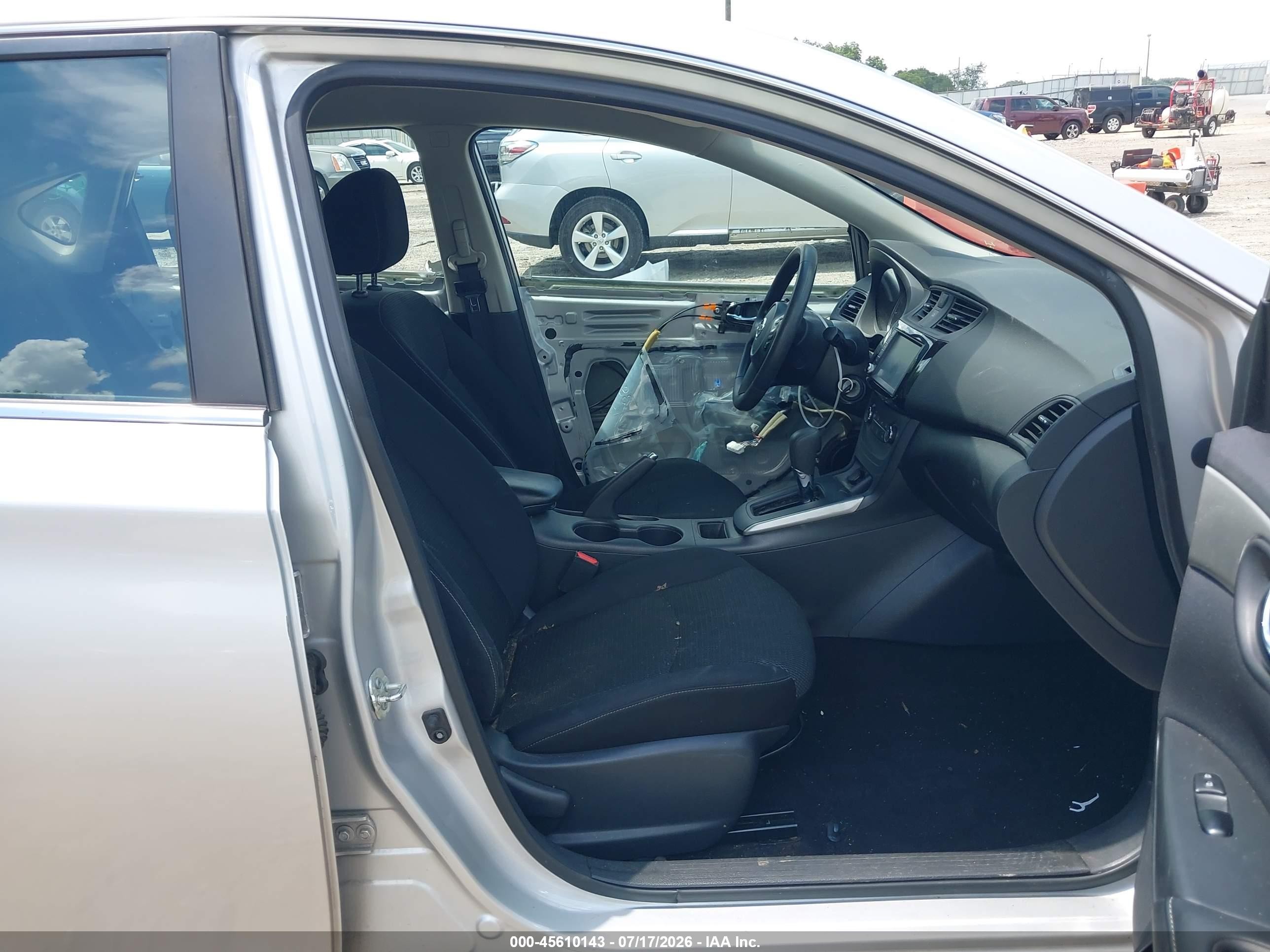 2019 Nissan Sentra S Silver vin: 3N1AB7AP3KY406515