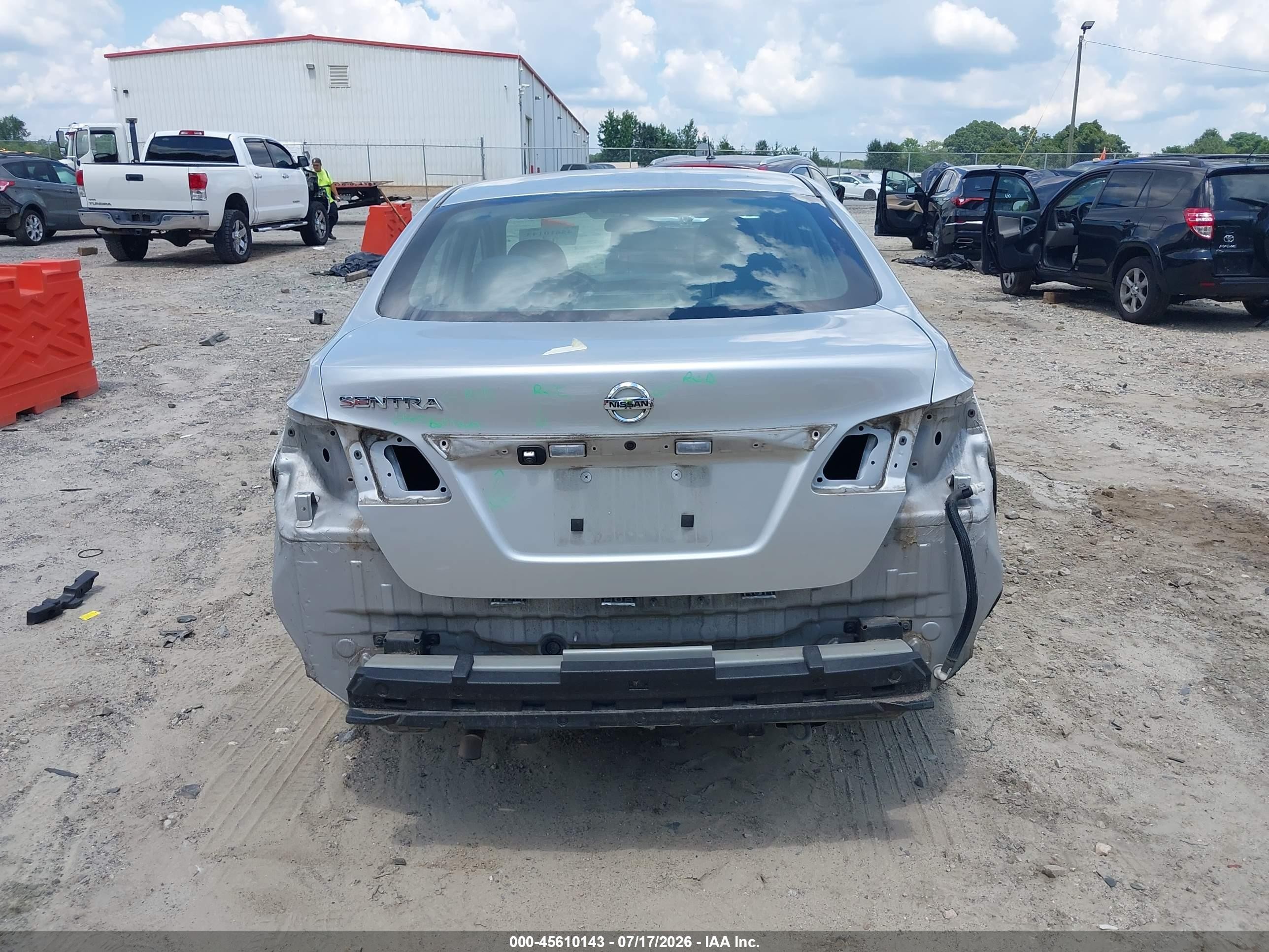 2019 Nissan Sentra S Silver vin: 3N1AB7AP3KY406515