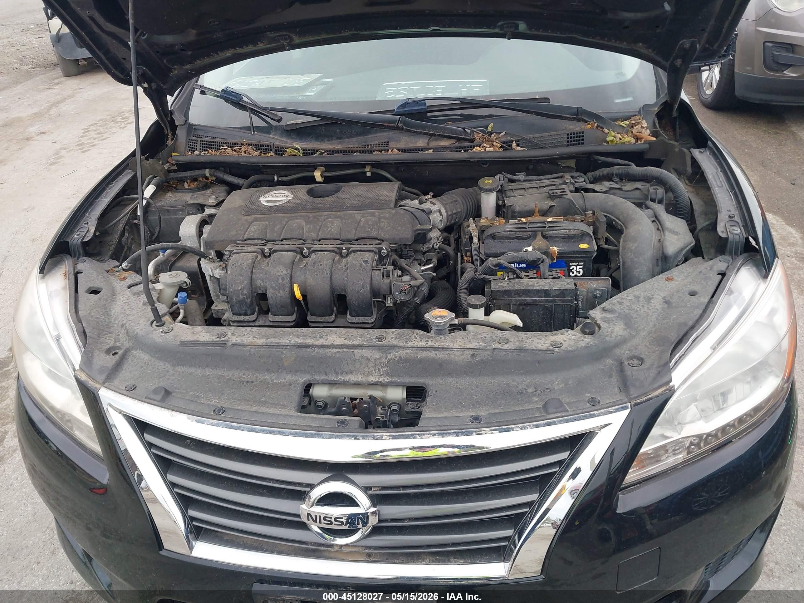 2013 Nissan Sentra Sr Black vin: 3N1AB7AP4DL560022