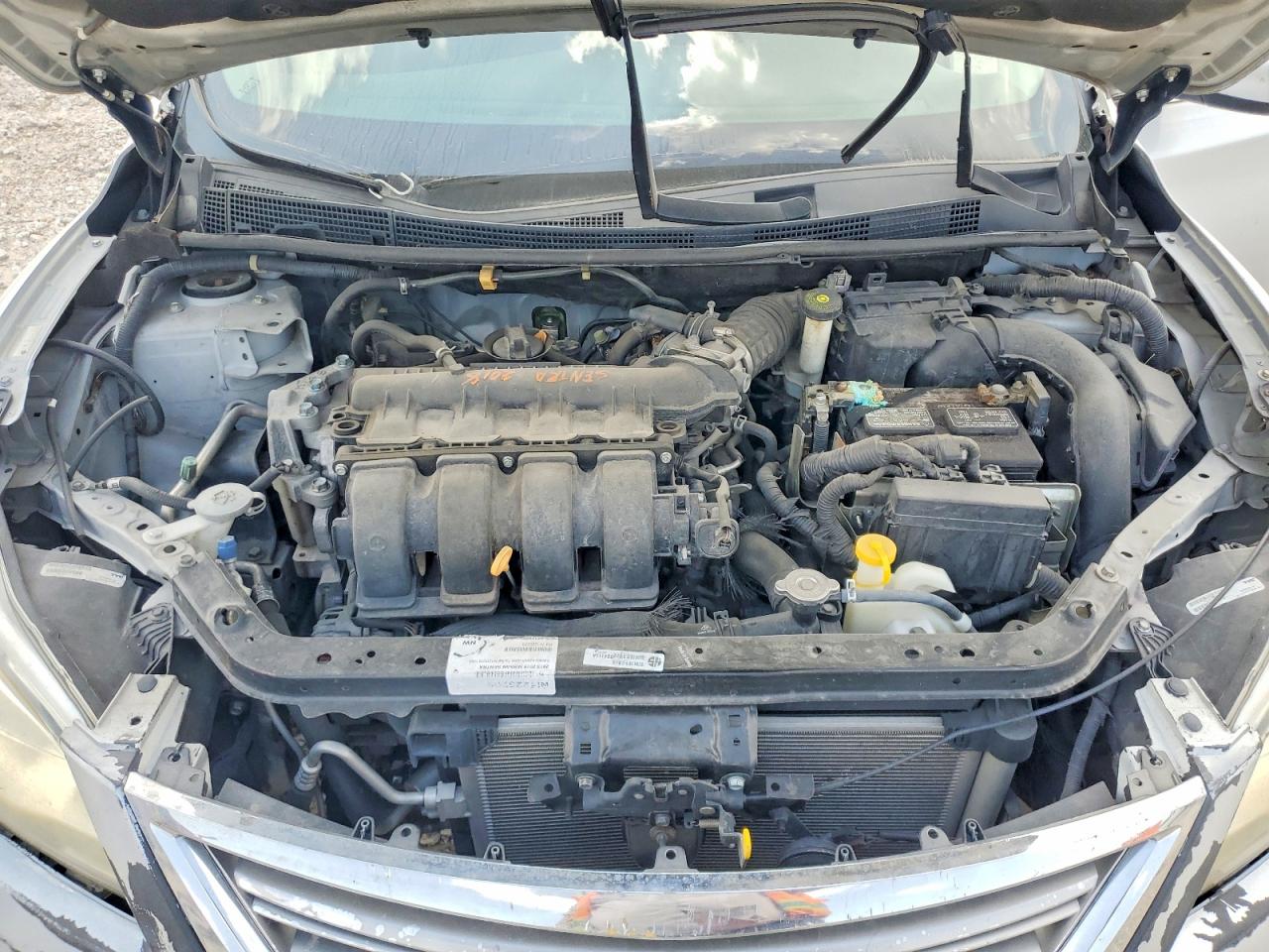 2013 Nissan Sentra S Silver vin: 3N1AB7AP4DL614385