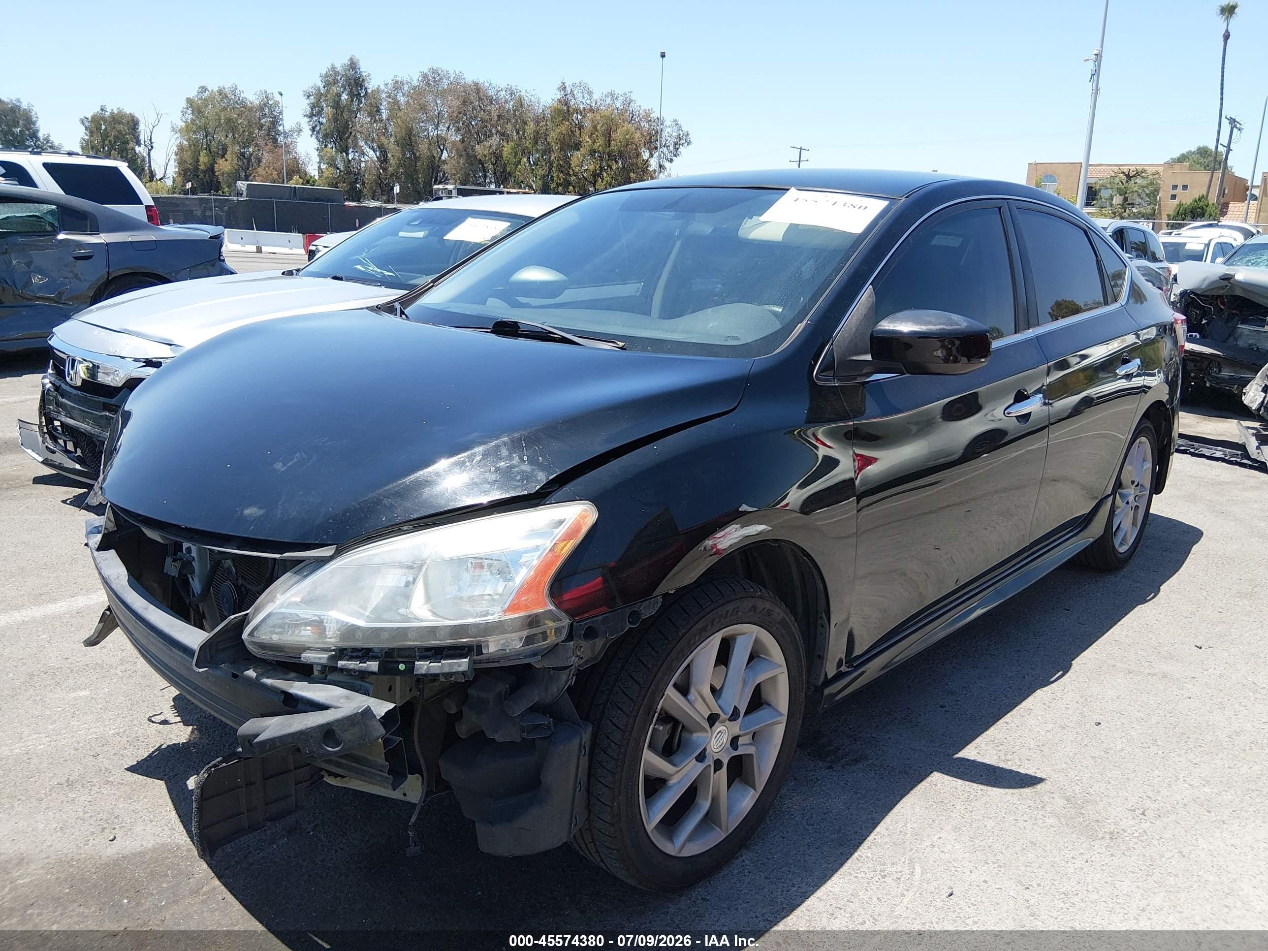 2013 Nissan Sentra Sr Black vin: 3N1AB7AP4DL615973