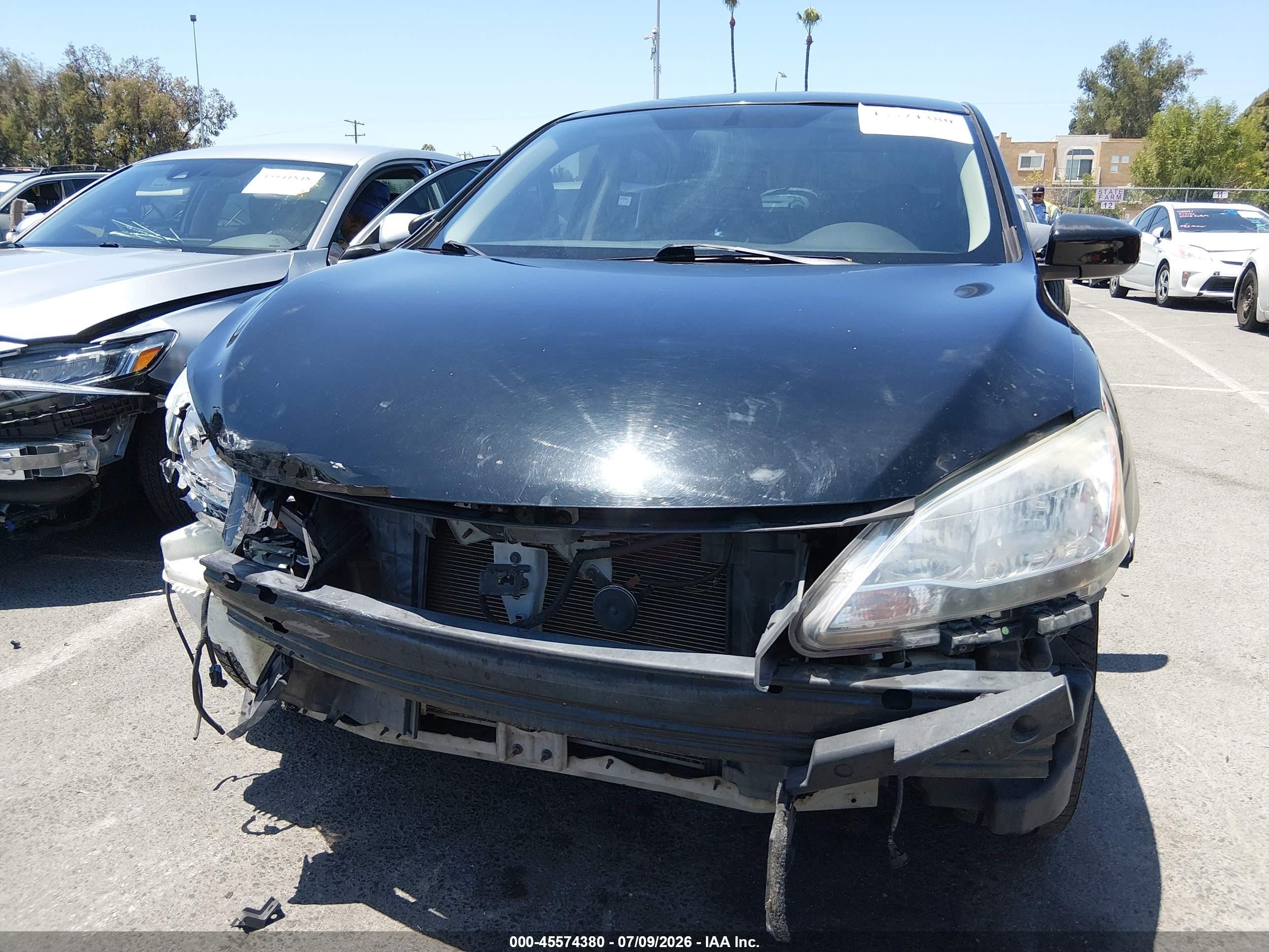 2013 Nissan Sentra Sr Black vin: 3N1AB7AP4DL615973