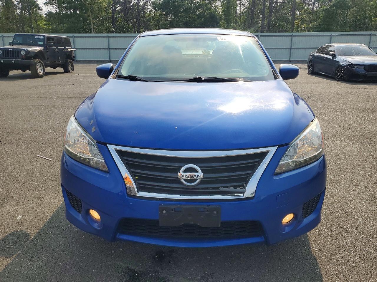 2013 Nissan Sentra S Blue vin: 3N1AB7AP4DL617898