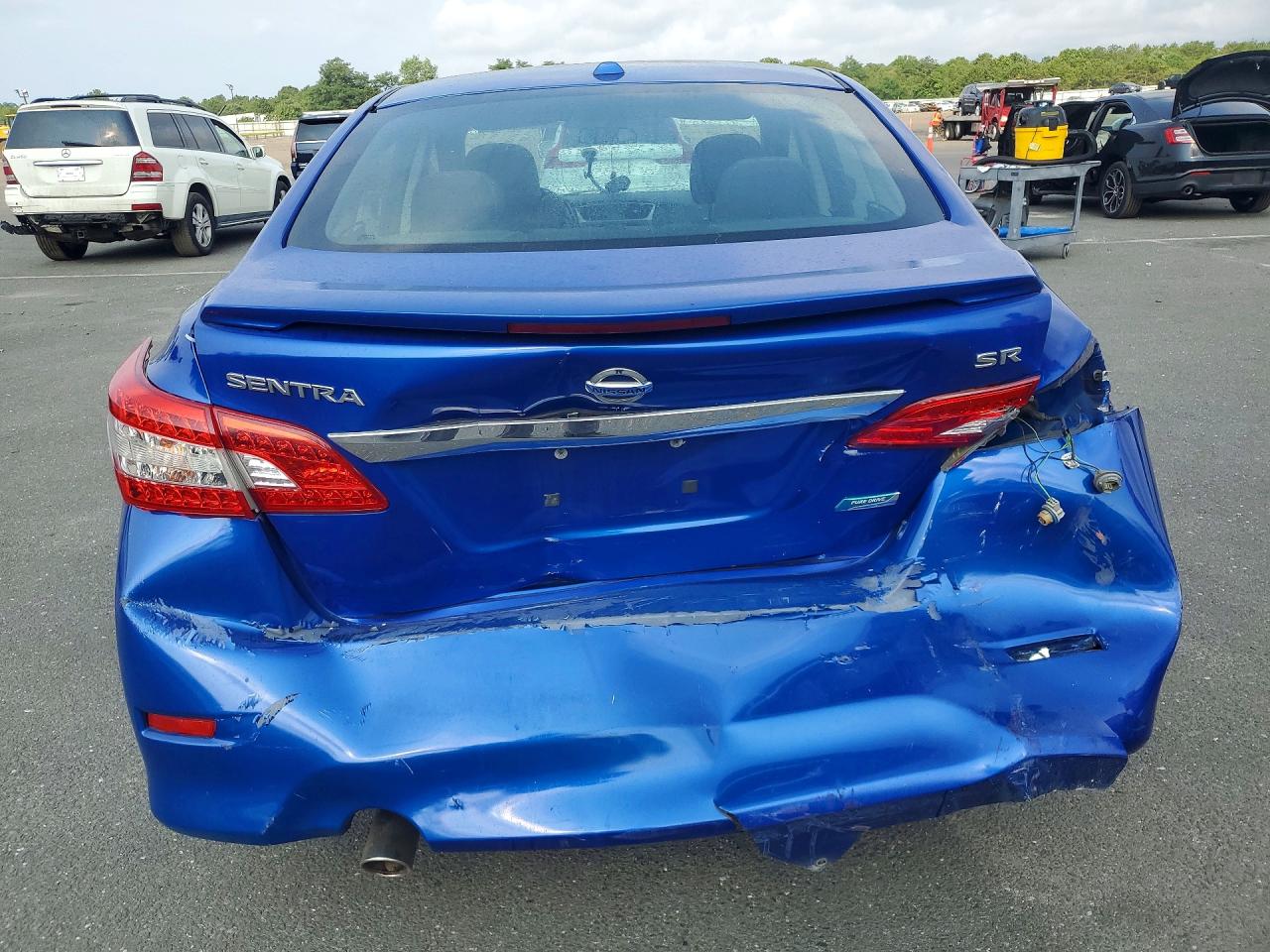 2013 Nissan Sentra S Blue vin: 3N1AB7AP4DL617898