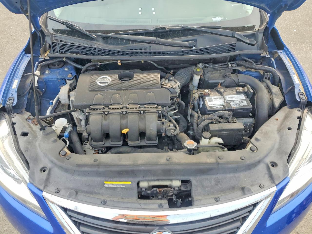 2013 Nissan Sentra S Blue vin: 3N1AB7AP4DL617898