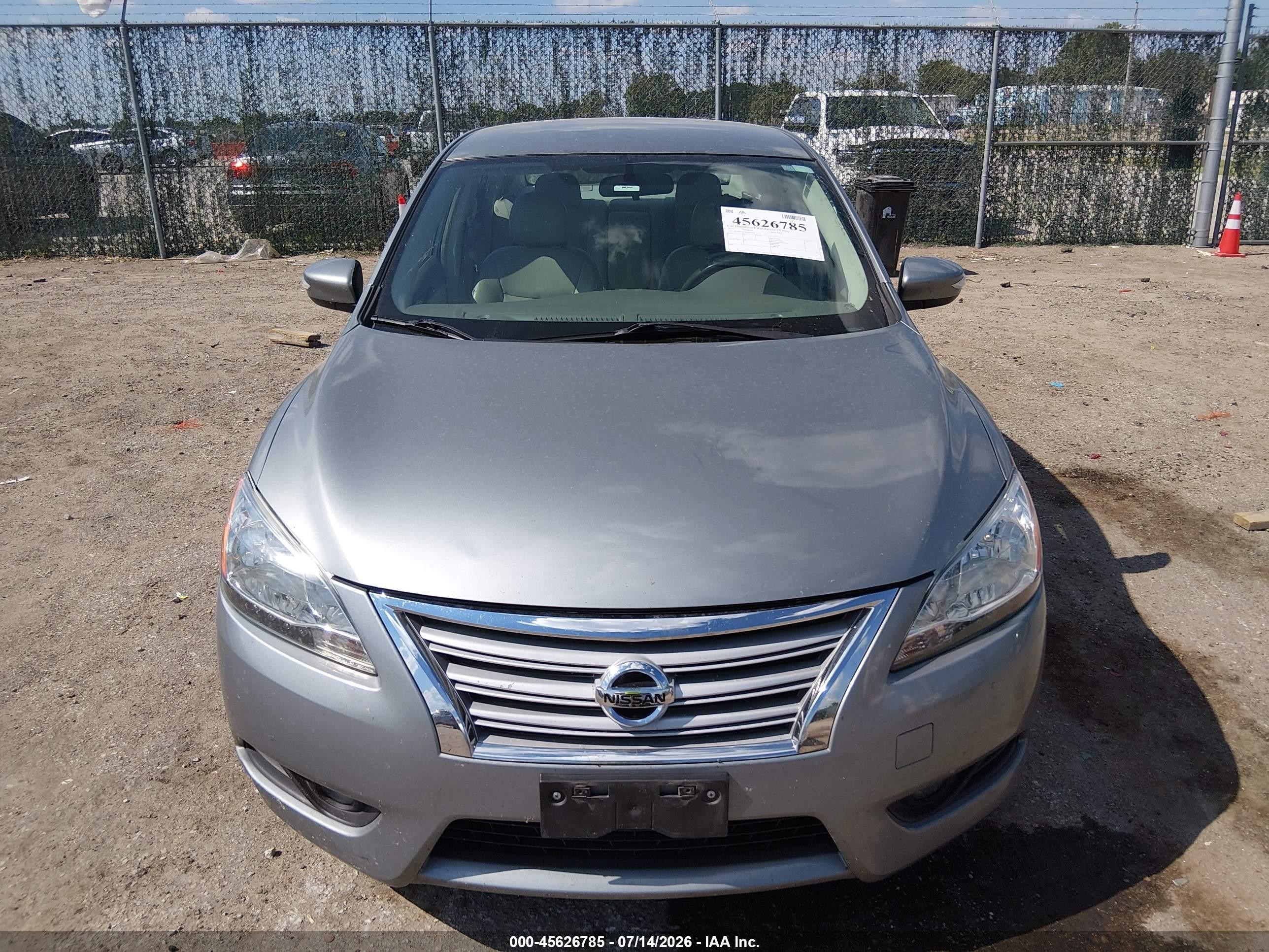 2013 Nissan Sentra Sl Silver vin: 3N1AB7AP4DL623300