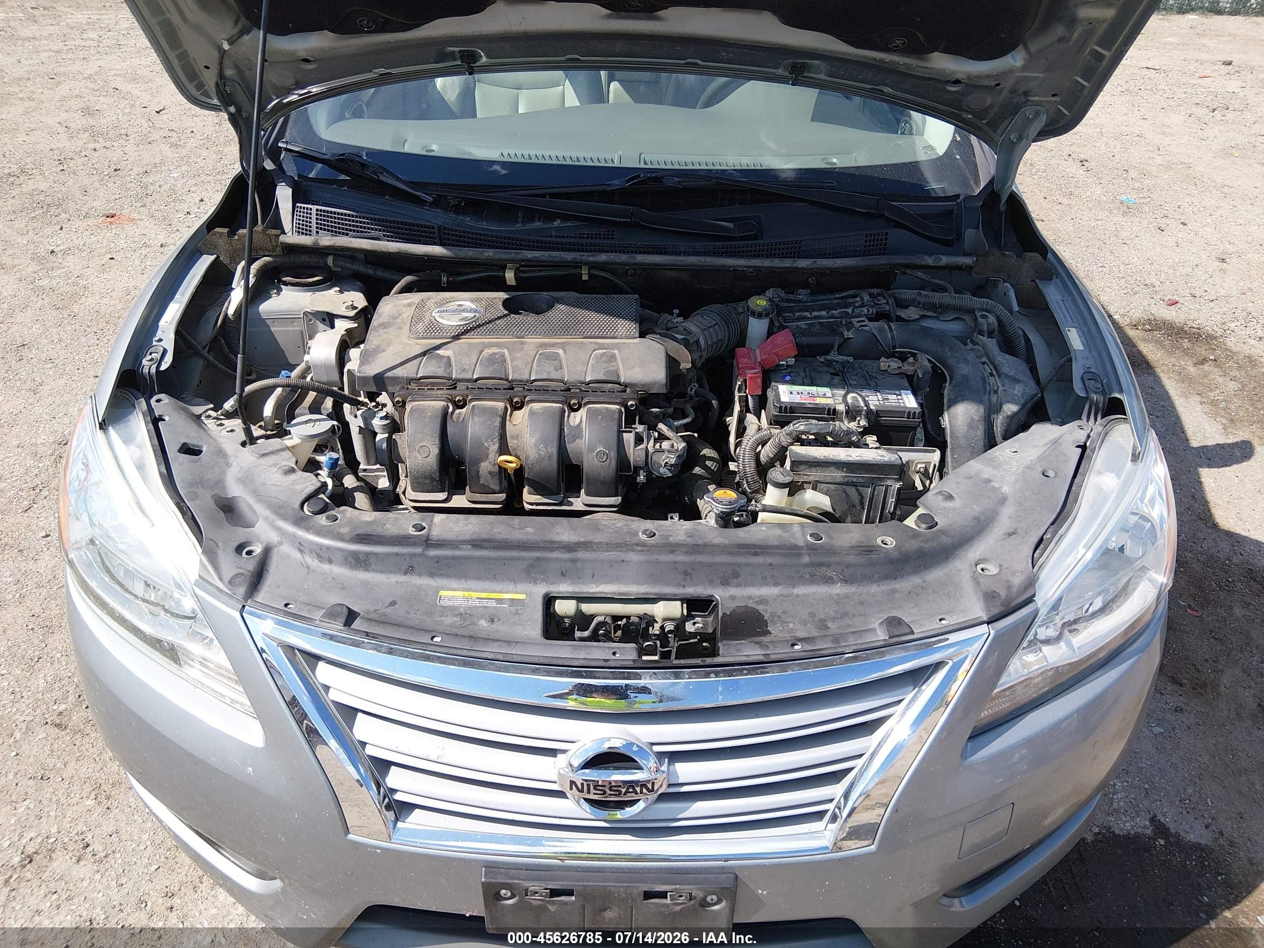 2013 Nissan Sentra Sl Silver vin: 3N1AB7AP4DL623300