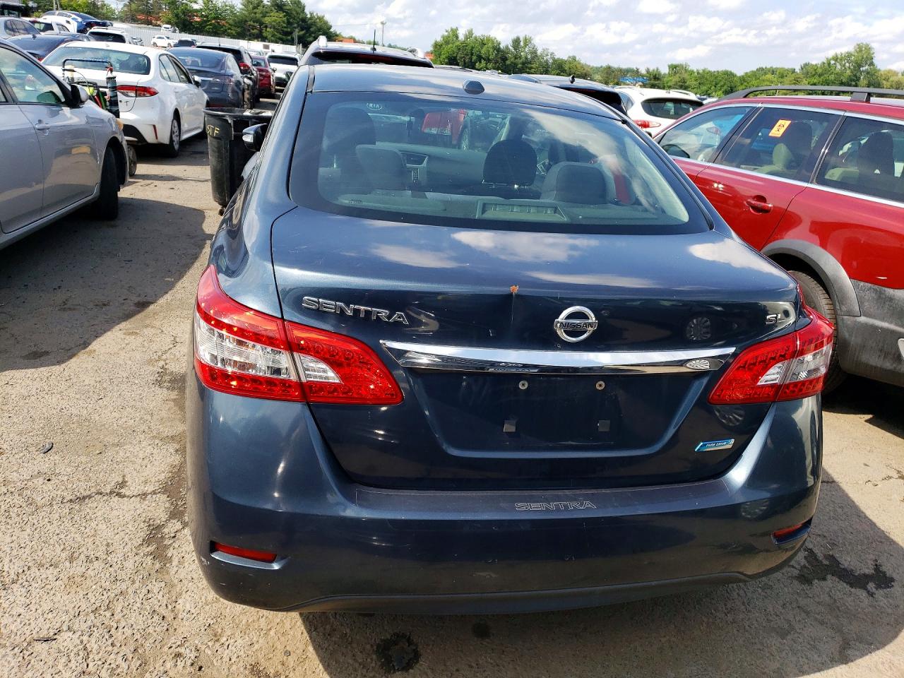 2013 Nissan Sentra S Blue vin: 3N1AB7AP4DL628447