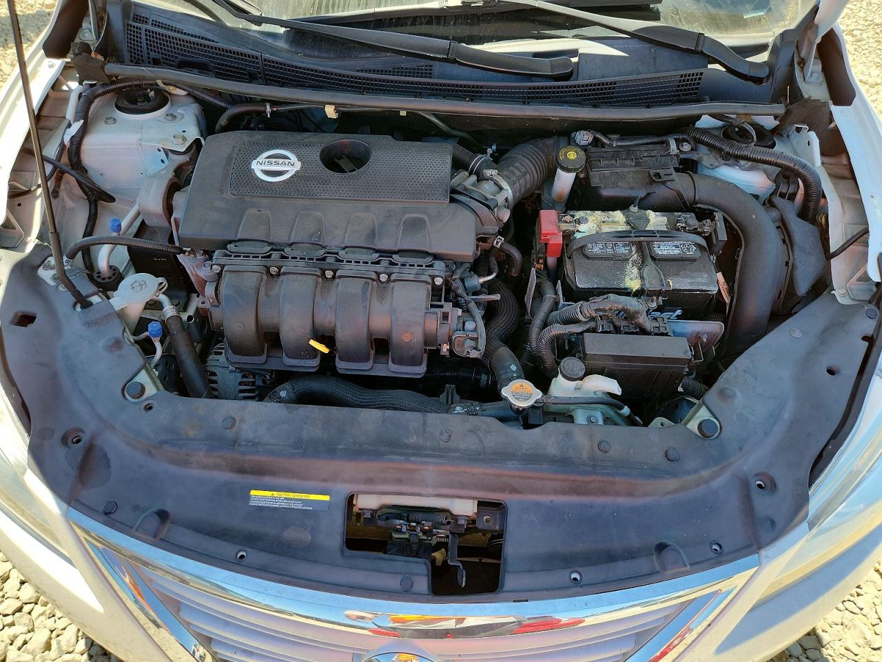 2013 Nissan Sentra S Белый vin: 3N1AB7AP4DL628903