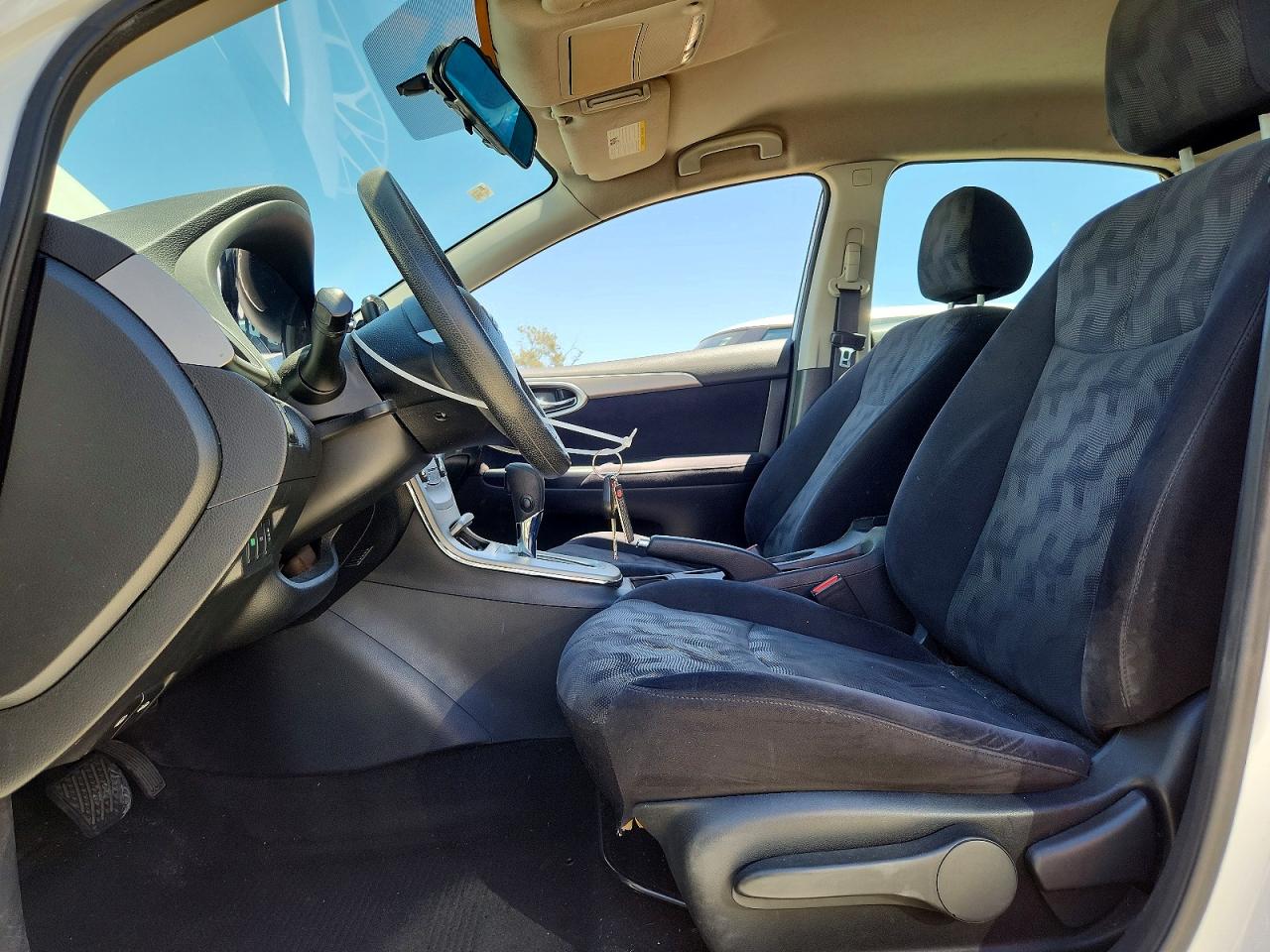 2013 Nissan Sentra S Белый vin: 3N1AB7AP4DL628903